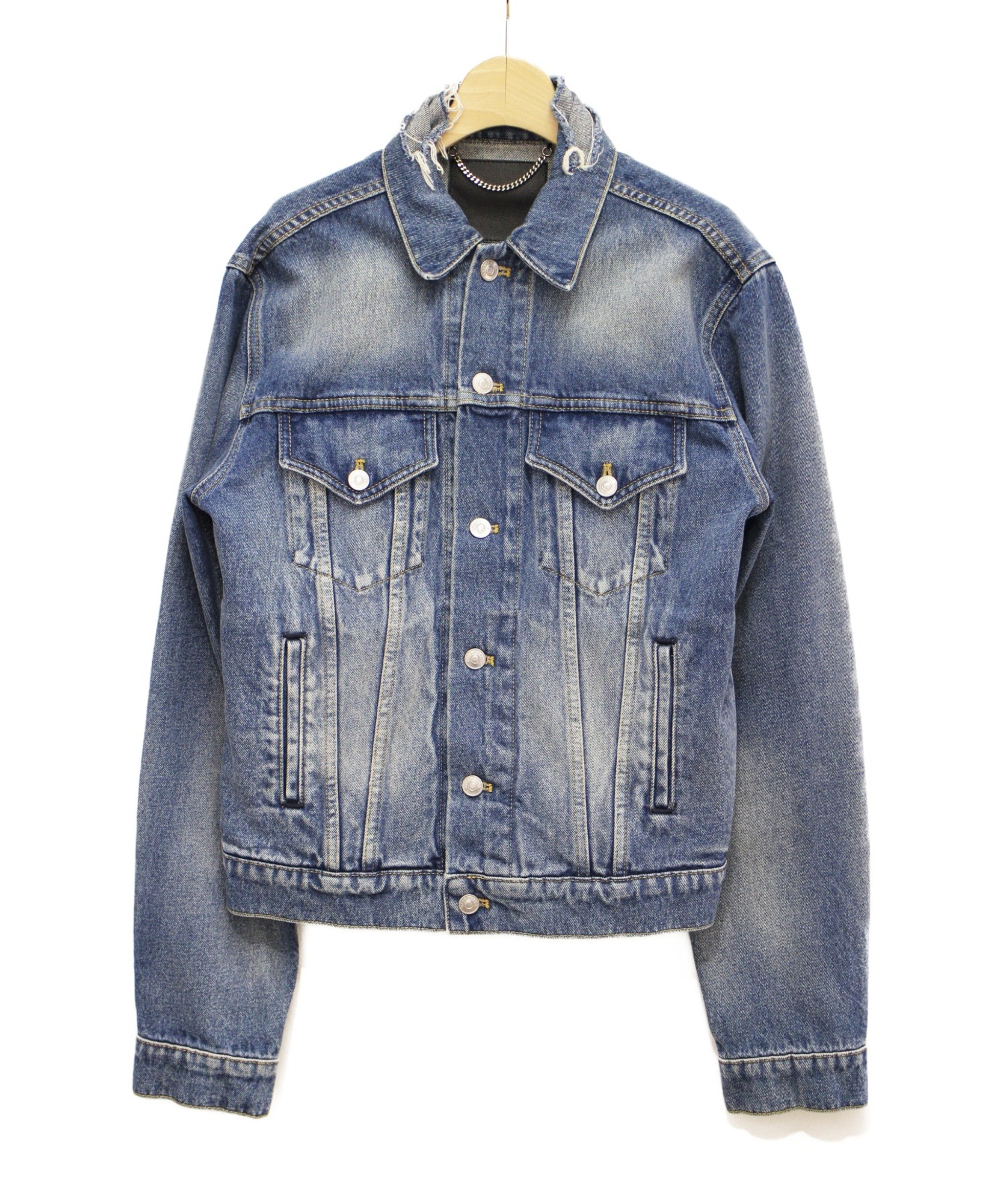 Balenciaga デニムジャケット キャンペーンロゴ バレンシアガ 中古・古着通販】BALENCIAGA (バレンシアガ) キャンペーンロゴデニム