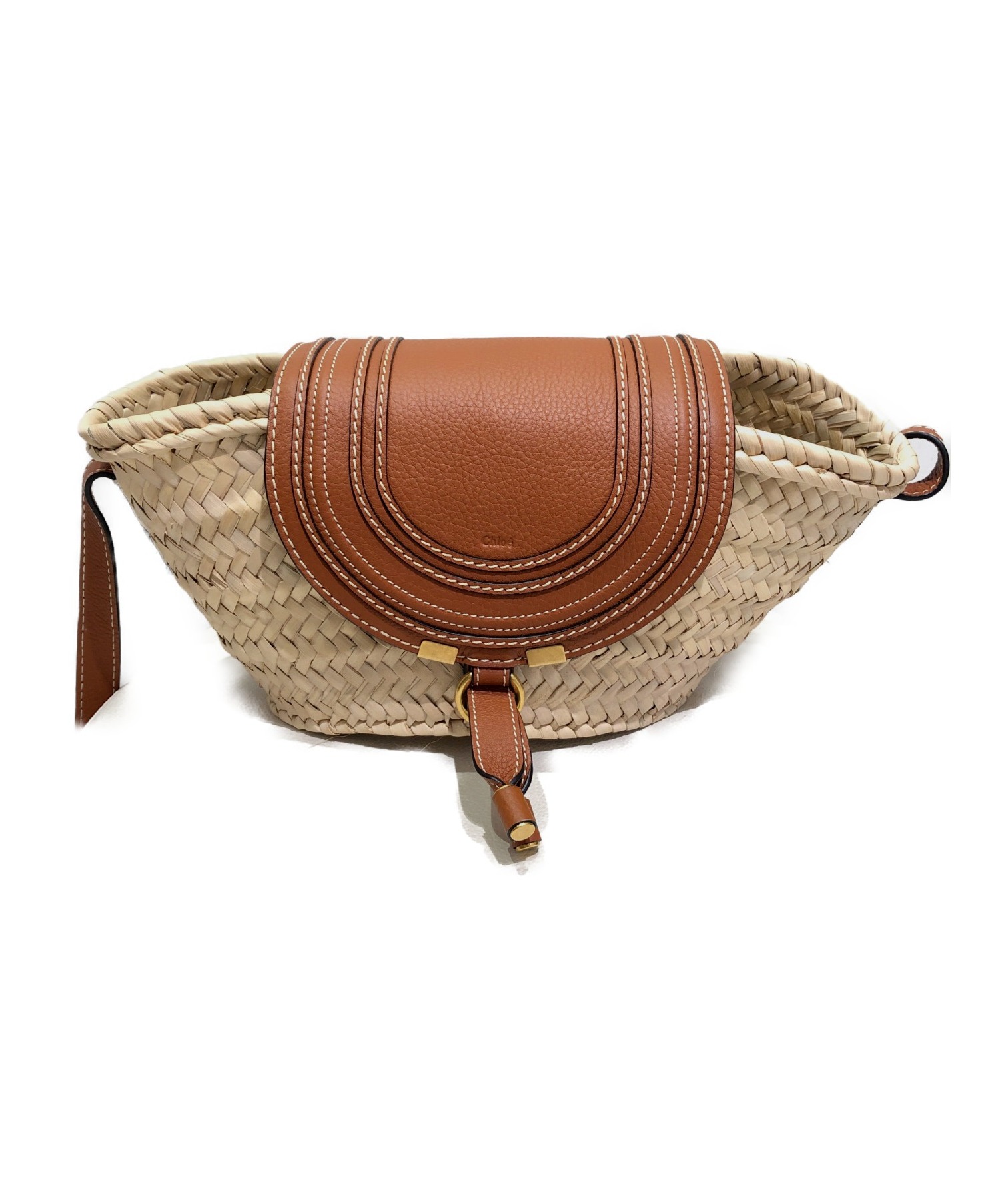 中古・古着通販】Chloe (クロエ) MARCIEカゴバッグ サイズ 中古・古着通販】Chloe (クロエ) MARCIEカゴバッグ サイズ