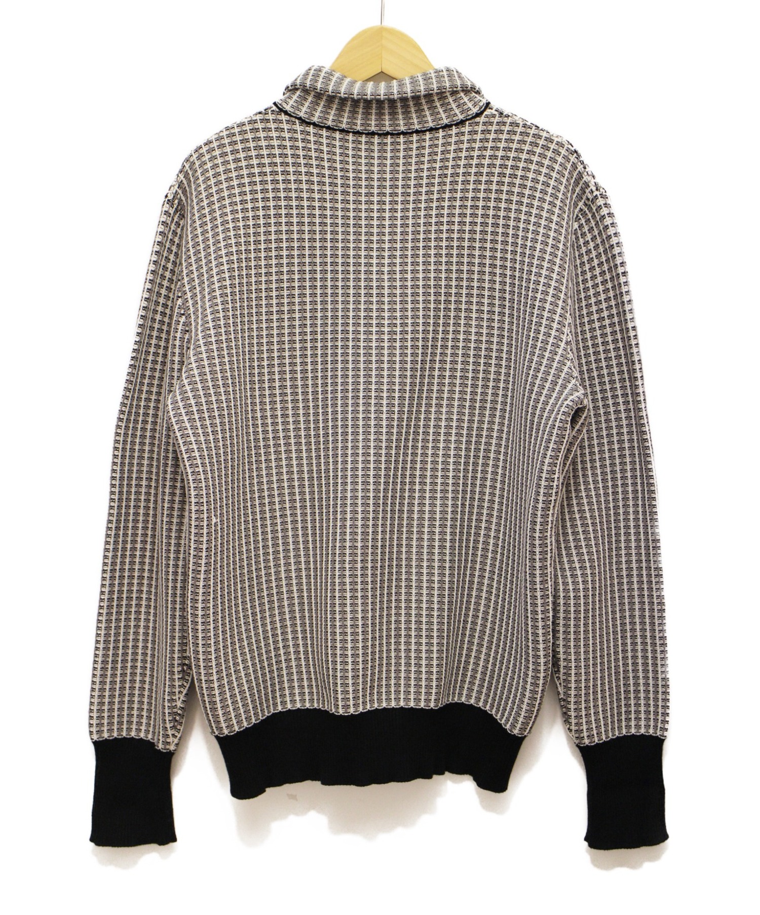 中古・古着通販】LOEWE (ロエベ) ニットポロシャツ グレー サイズ:M