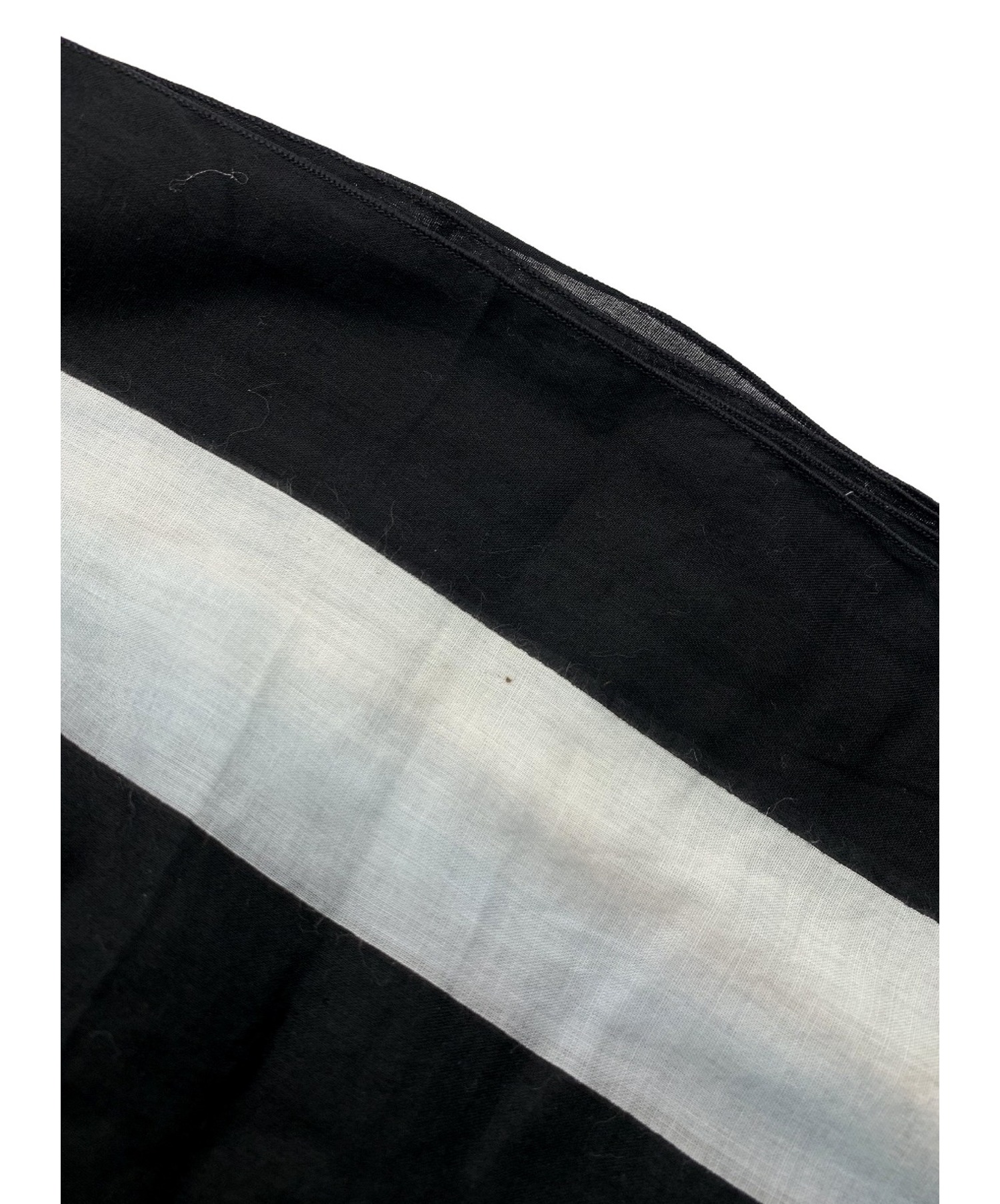 中古・古着通販】HERMES (エルメス) コットンストール ブラック サイズ