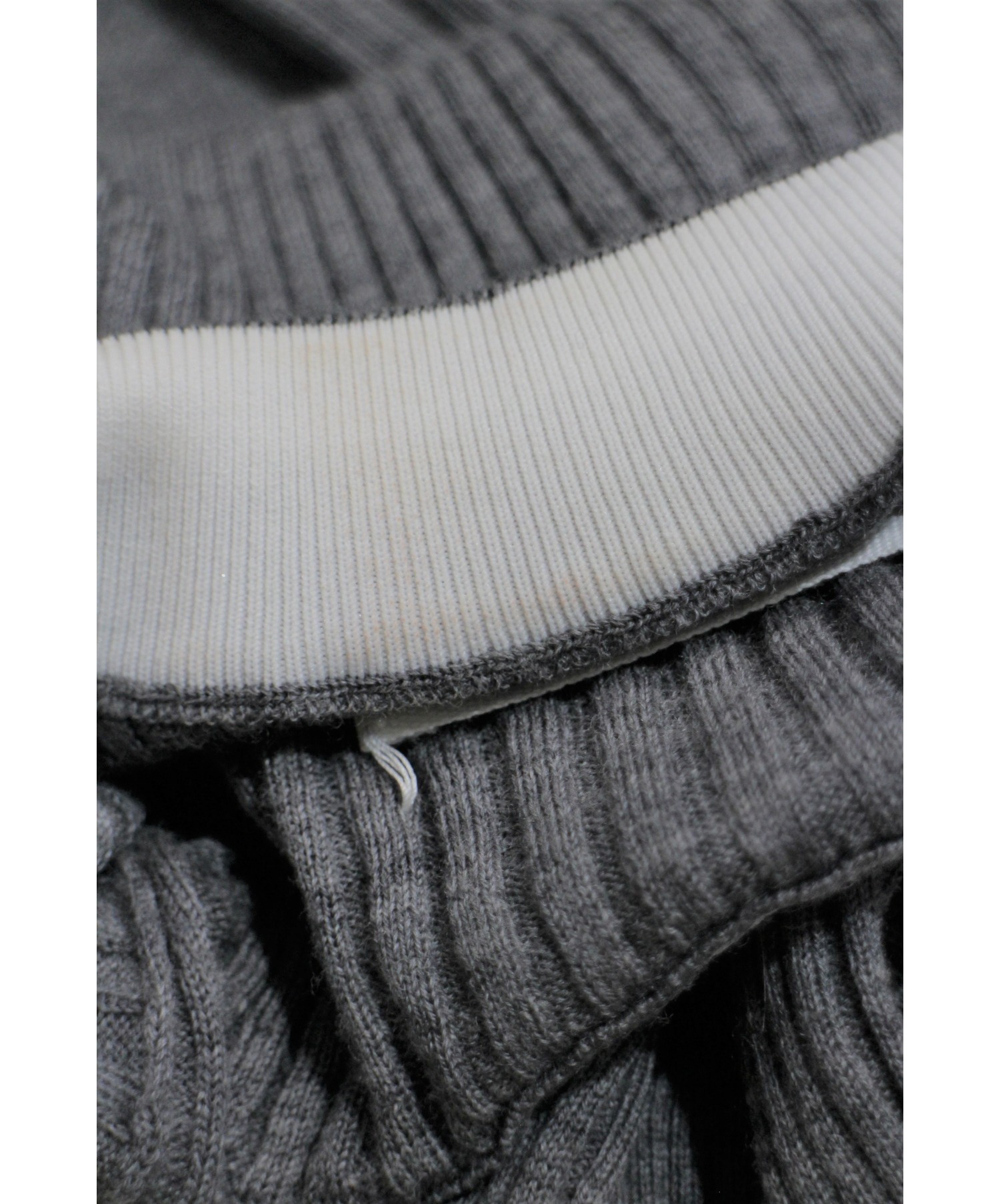 【美品】サイズL)maison margiela リブニット グレー 中古・古着通販】Maison Margiela (メゾンマルジェラ) リブニット