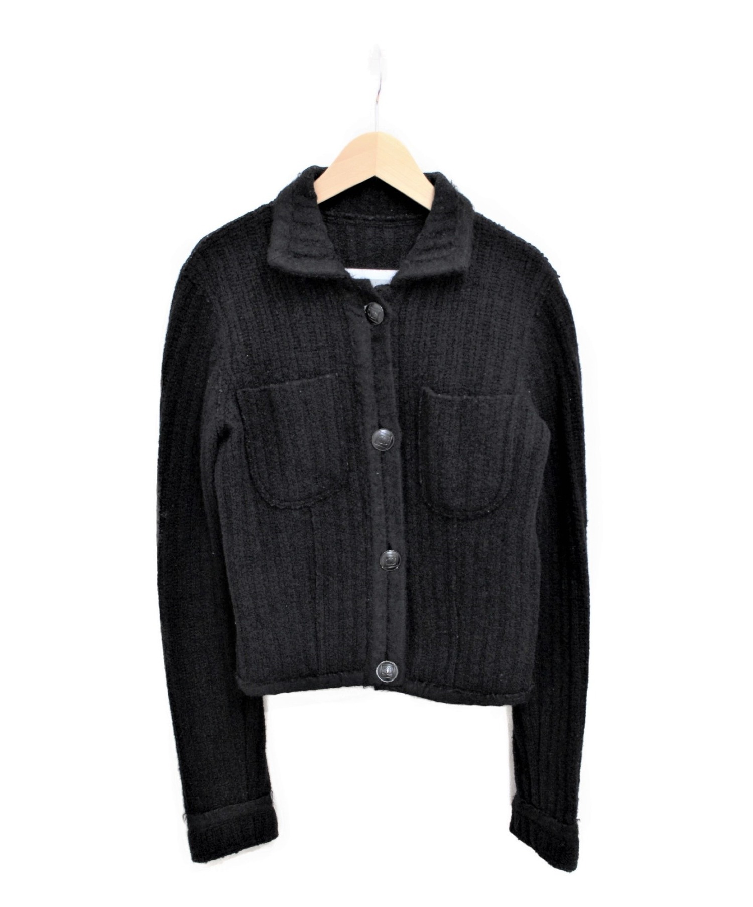 中古・古着通販】CHANEL (シャネル) ココマークボタンウールジャケット  