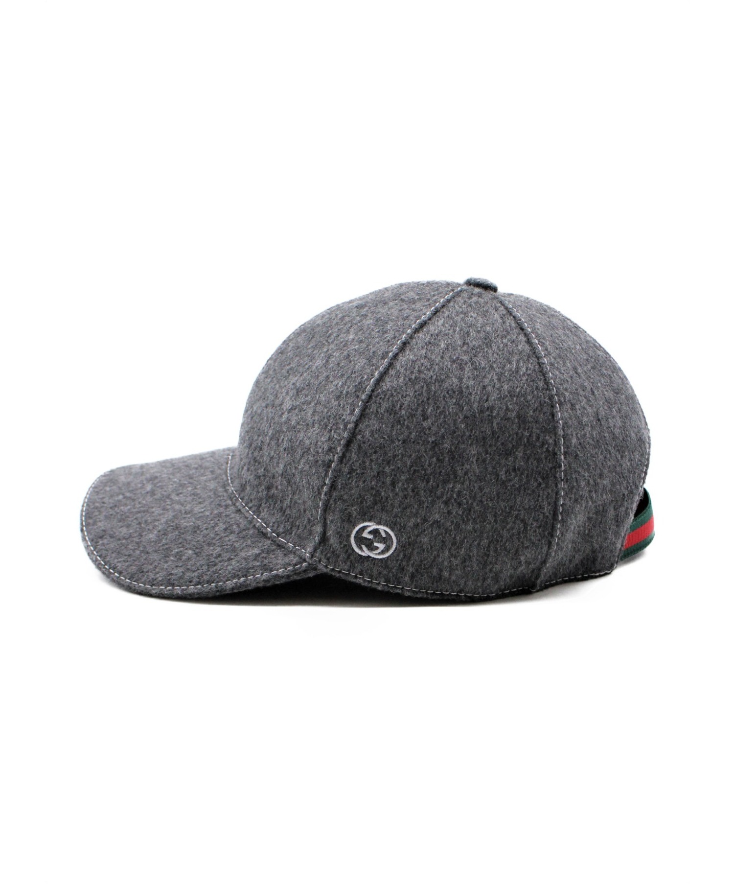 中古・古着通販】GUCCI (グッチ) ウールキャップ グレー サイズ:M/58 