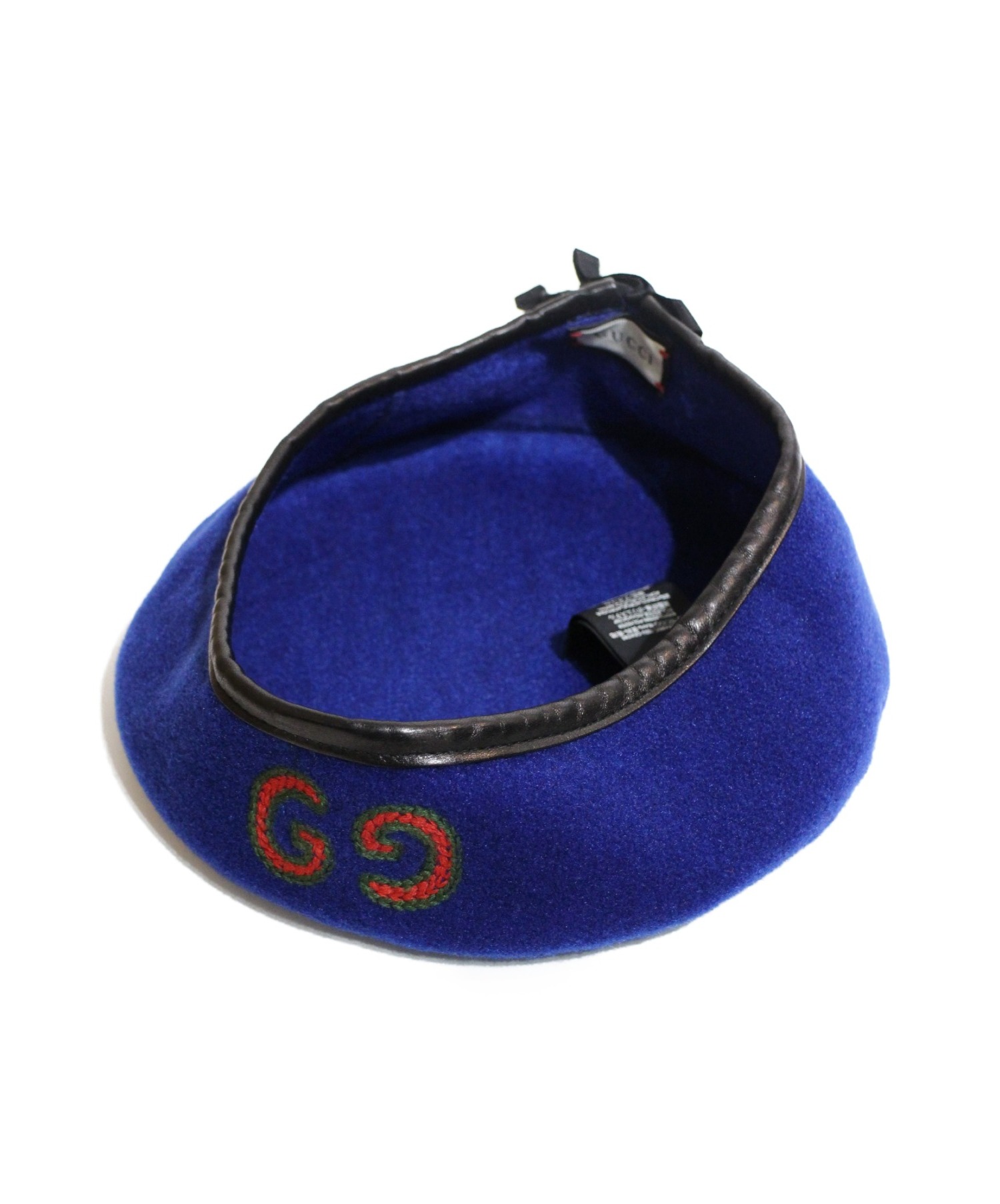 中古・古着通販】GUCCI (グッチ) ベレー帽 ブルー サイズ:M｜ブランド