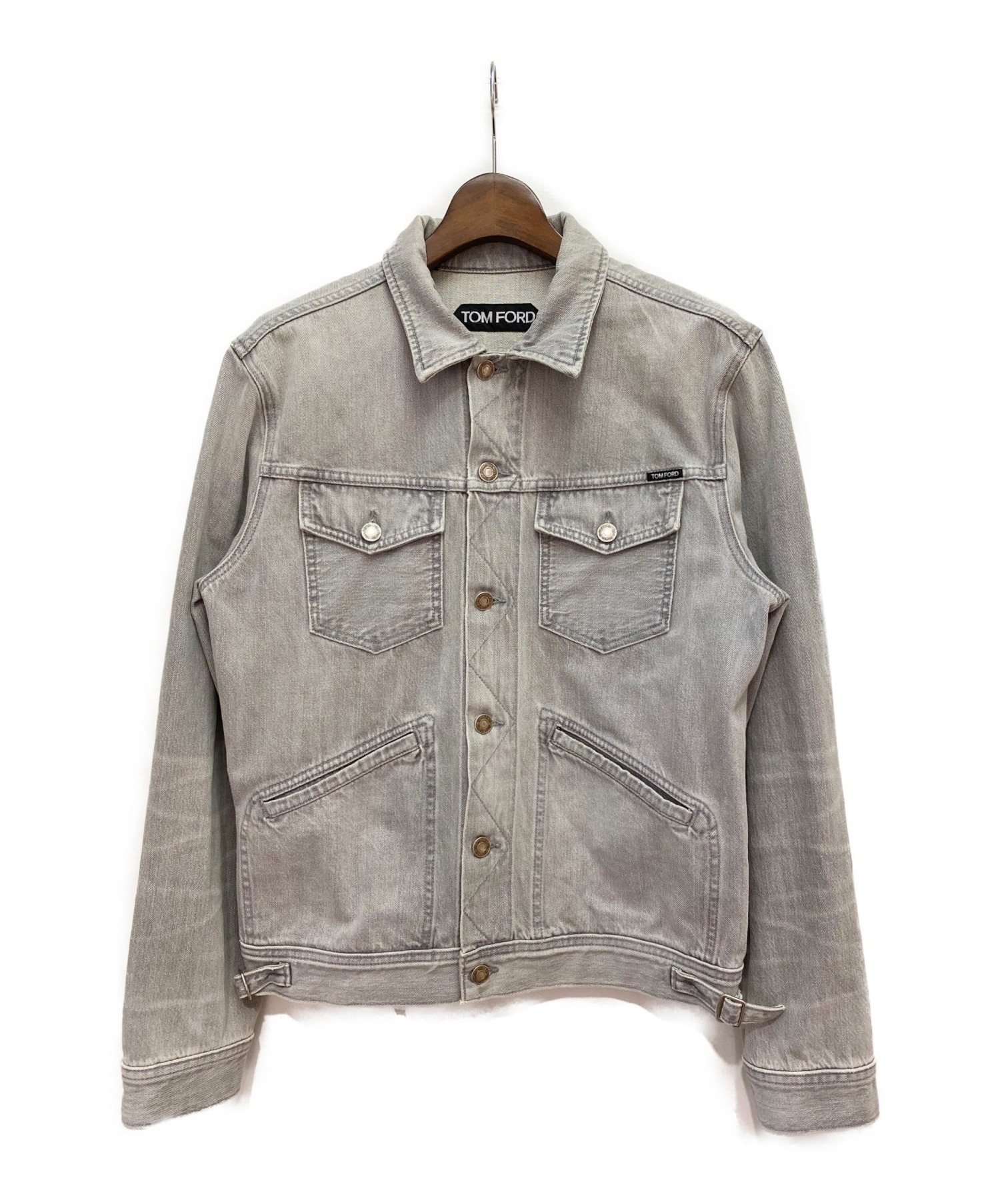 初期モデル　トムフォード TOM FORD デニム ジャケット 中古・古着通販】TOM FORD (トムフォード) デニムジャケット グレー