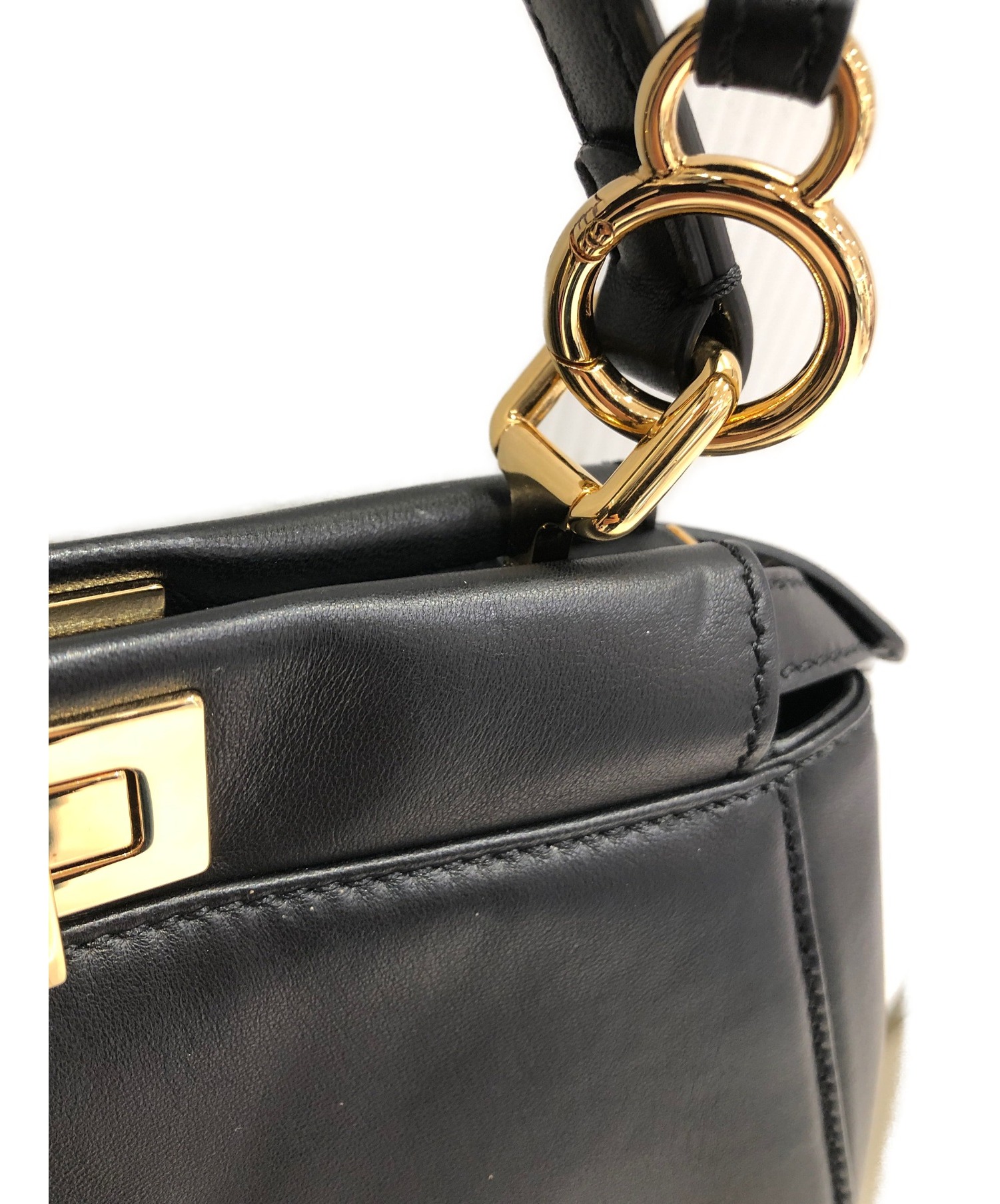 中古・古着通販】FENDI (フェンディ) 2WAYバッグ ブラック サイズ 