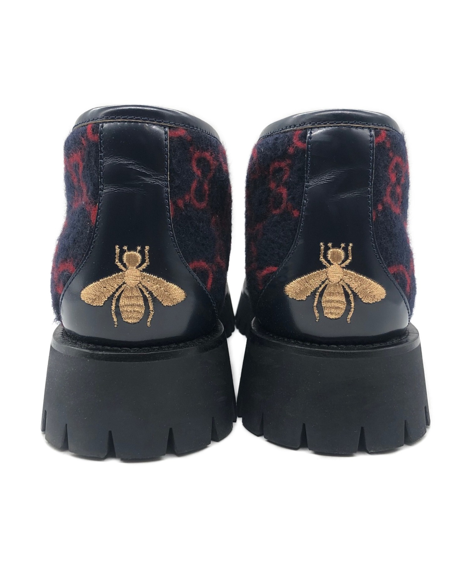 中古・古着通販】GUCCI (グッチ) GGフェルトタンクソールチャッカ