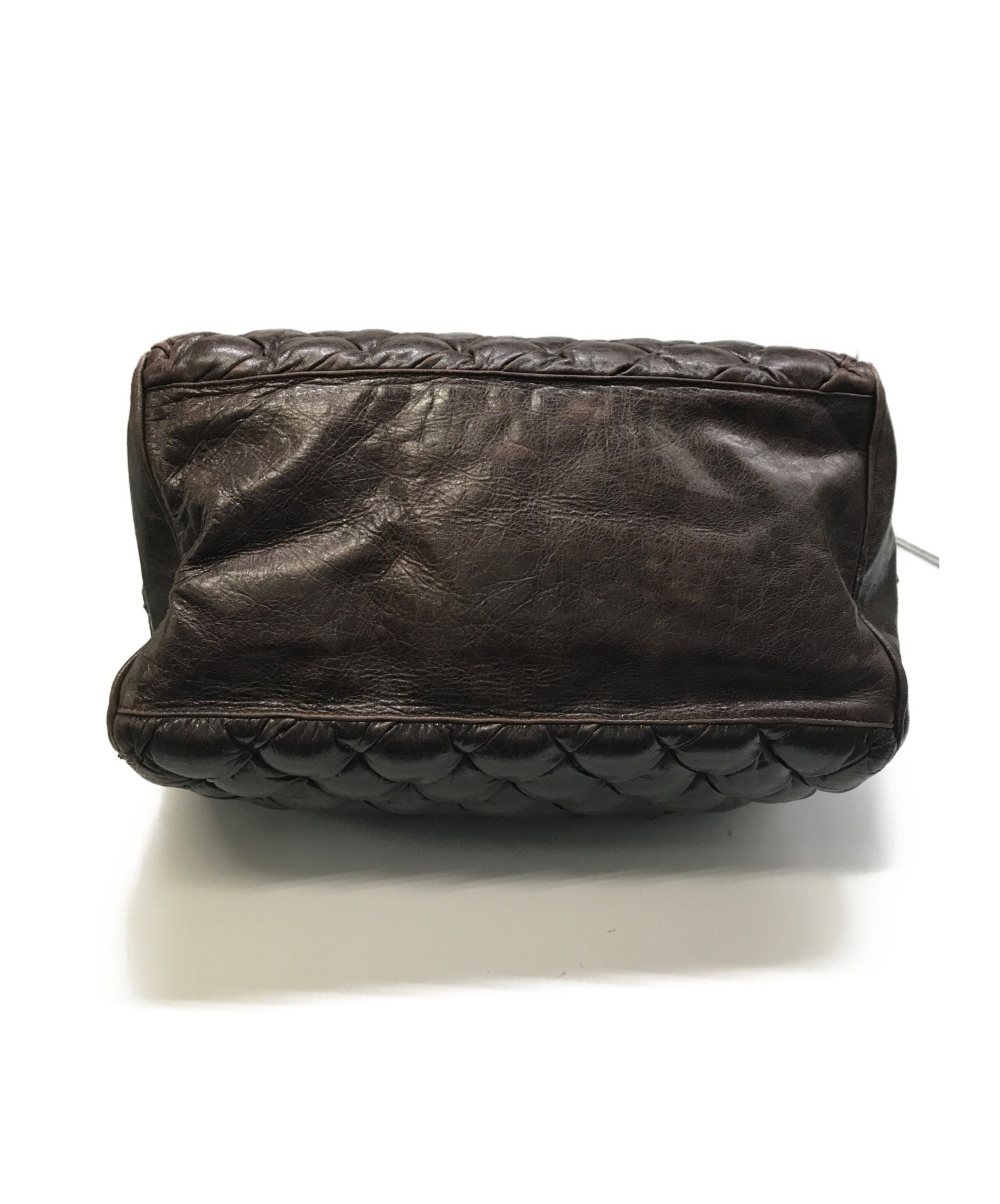中古・古着通販】BALENCIAGA (バレンシアガ) ボストンバッグ ブラウン 