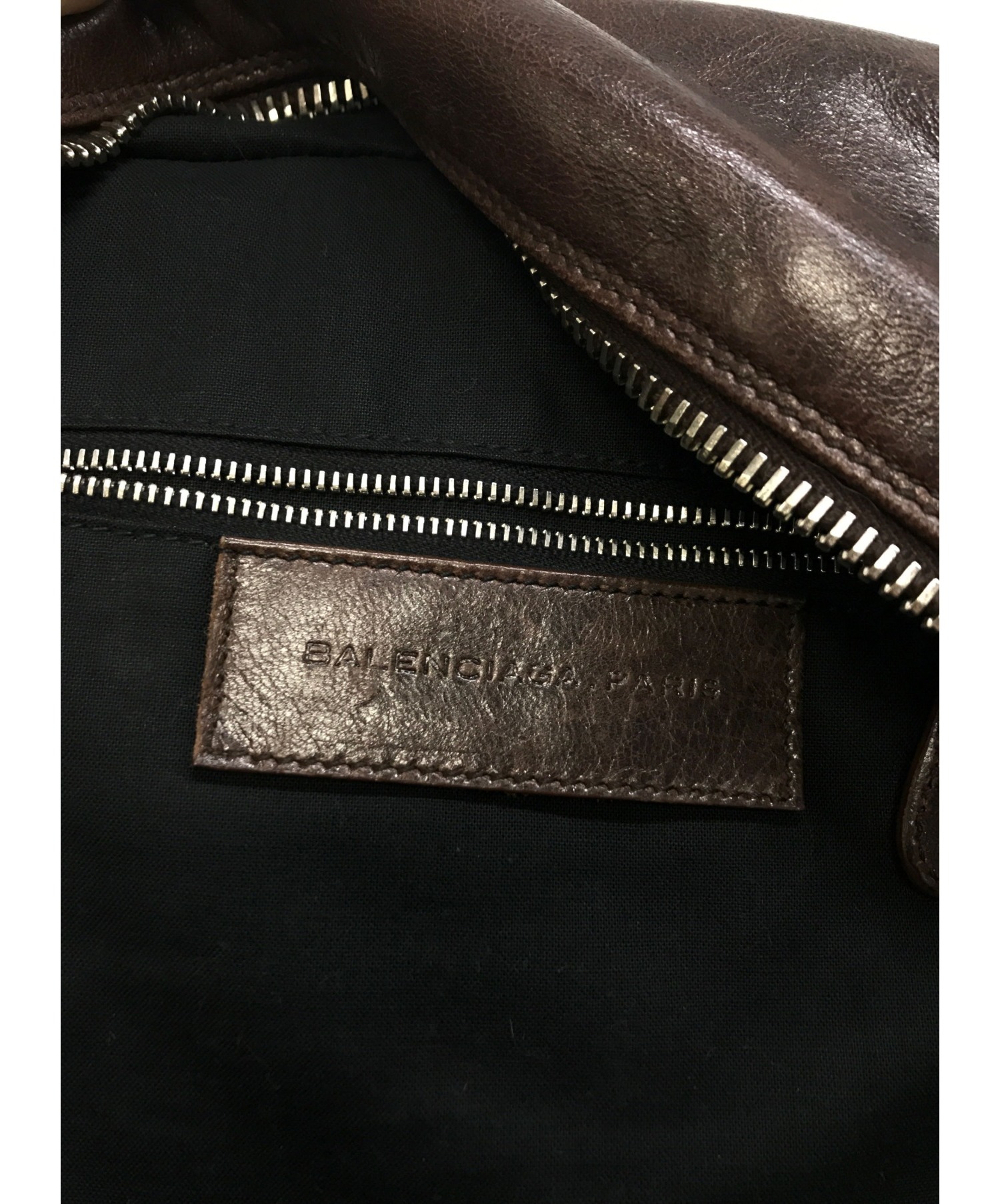 中古・古着通販】BALENCIAGA (バレンシアガ) ボストンバッグ ブラウン 