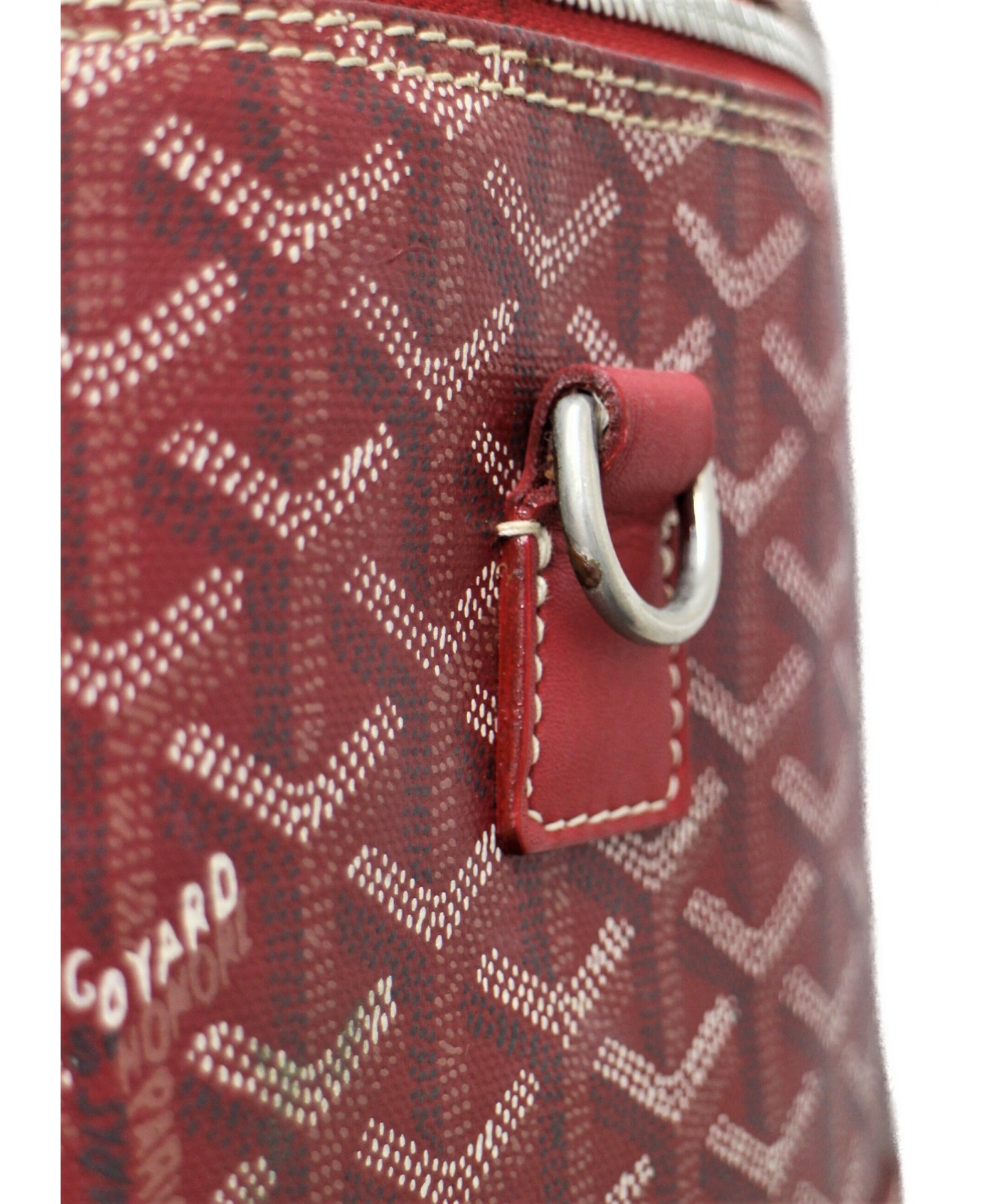 中古・古着通販】GOYARD (ゴヤール) バニティバッグ レッド サイズ
