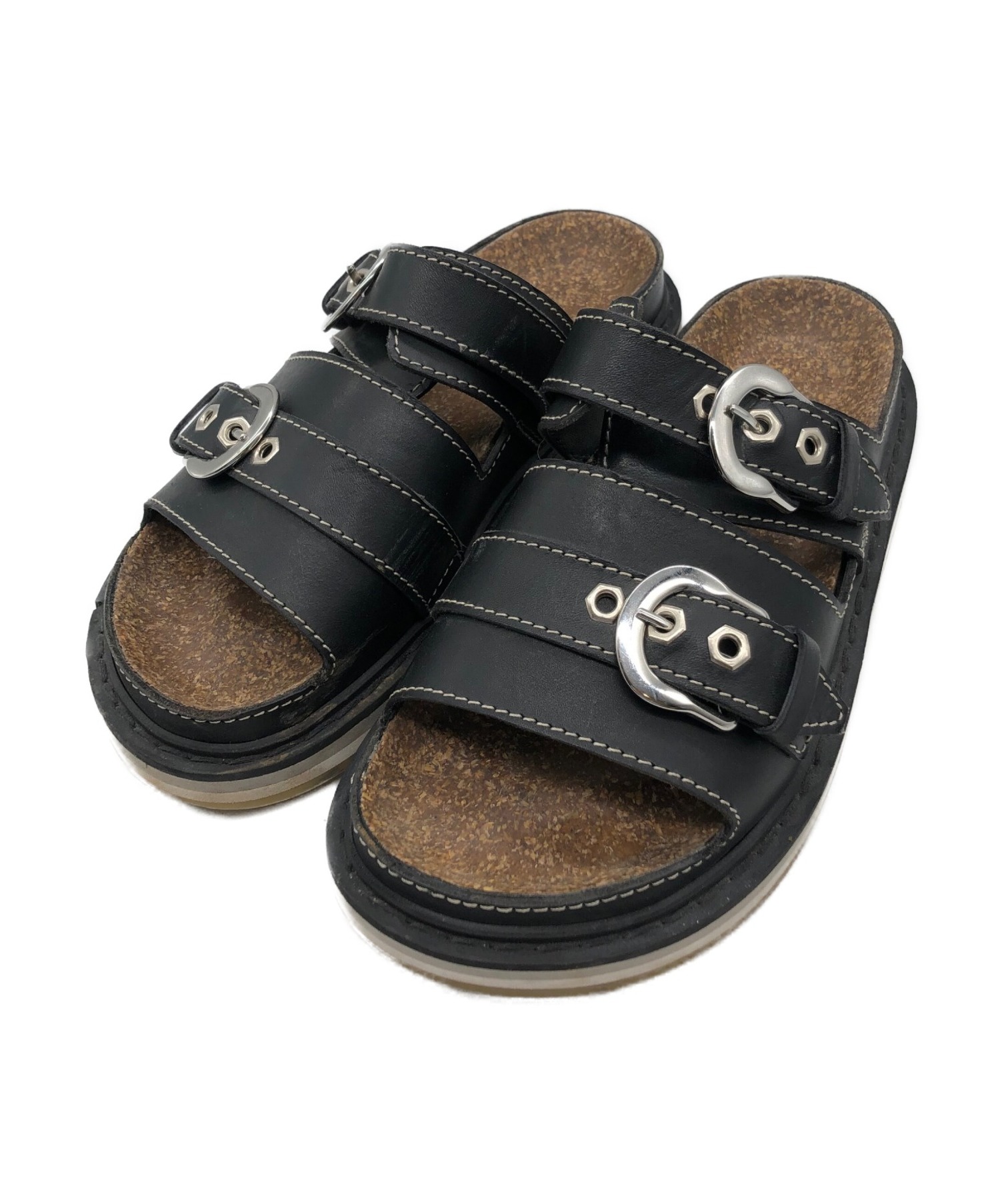 中古・古着通販】Maison Margiela (メゾンマルジェラ) レザーサンダル