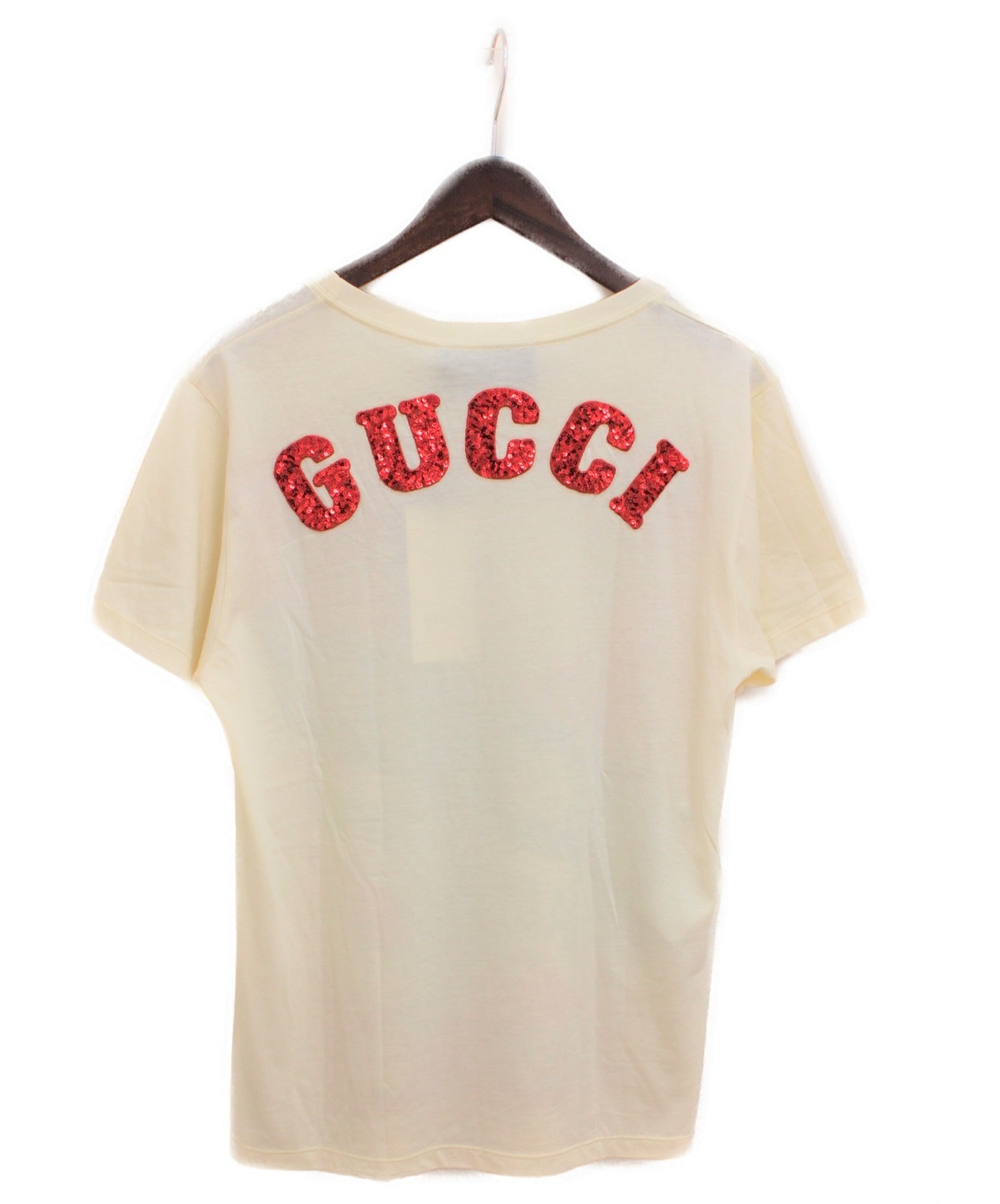 中古・古着通販】GUCCI (グッチ) ×Disney プリントTシャツ オフ