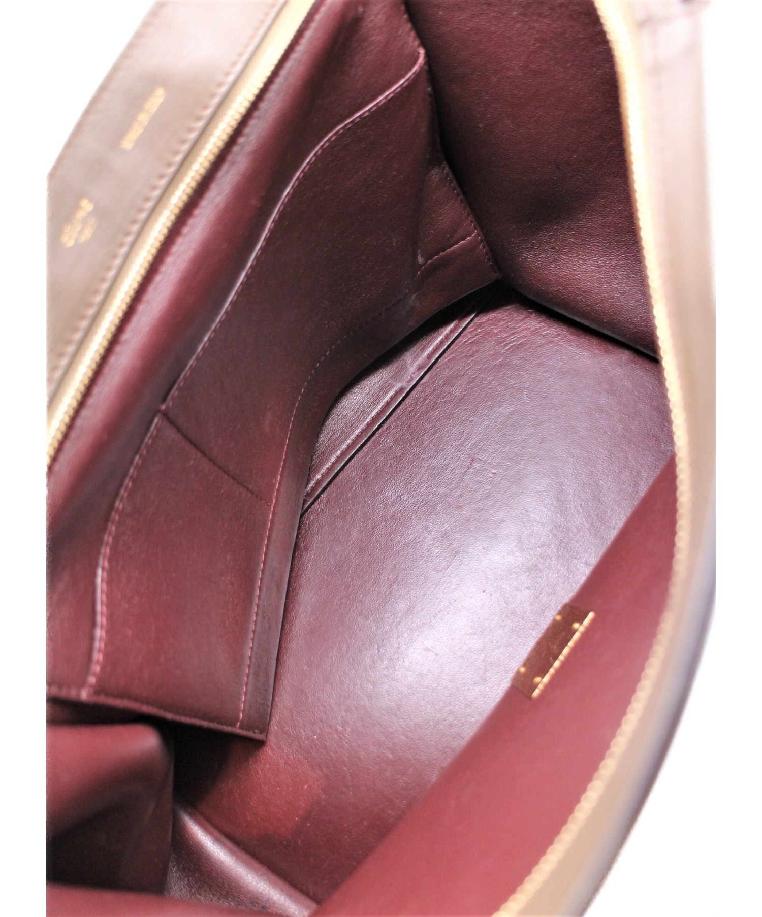 中古・古着通販】CELINE (セリーヌ) トラペーズ ブラック×カーキ 