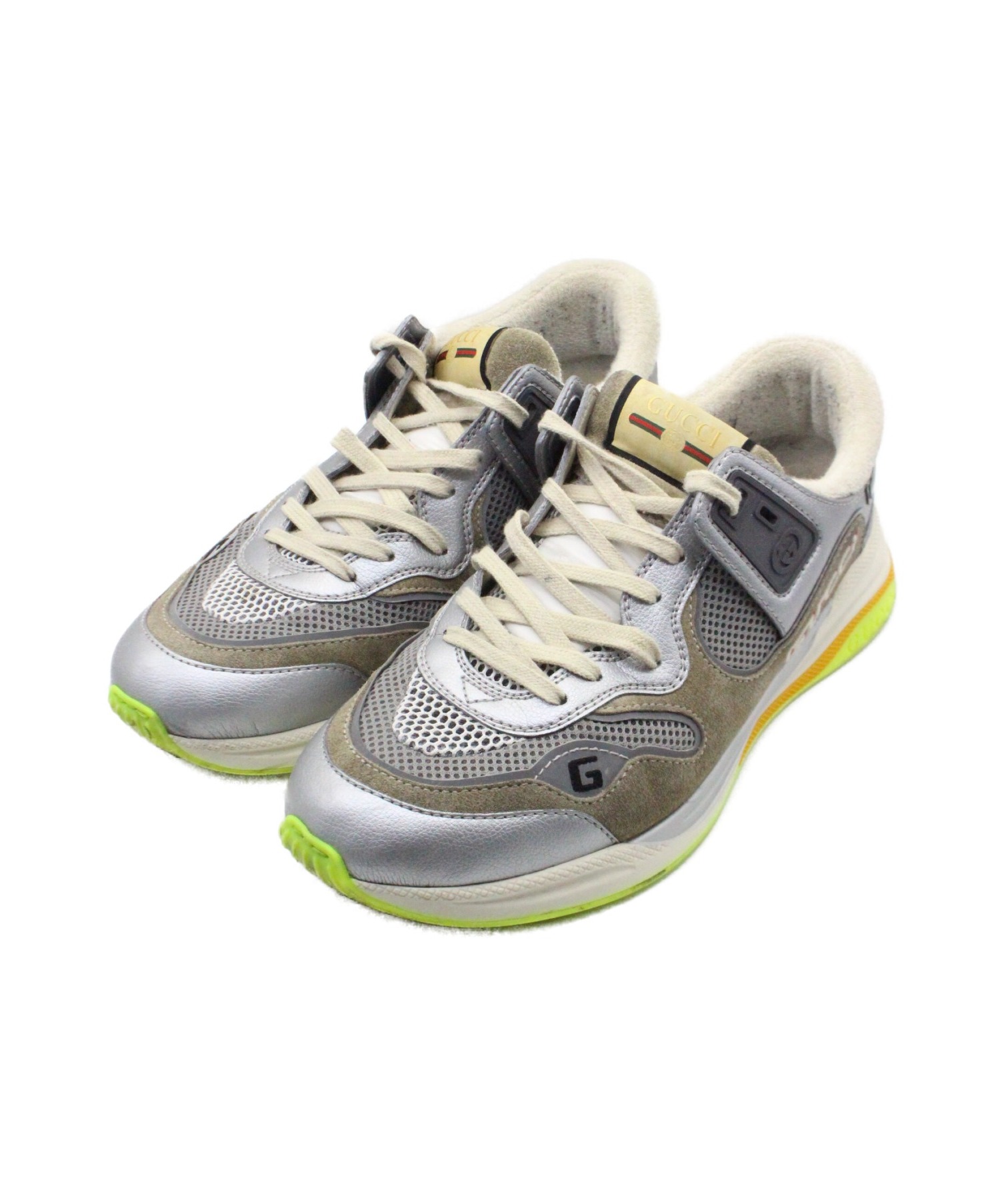 中古・古着通販】GUCCI (グッチ) ウルトラスペーススニーカー グレー 