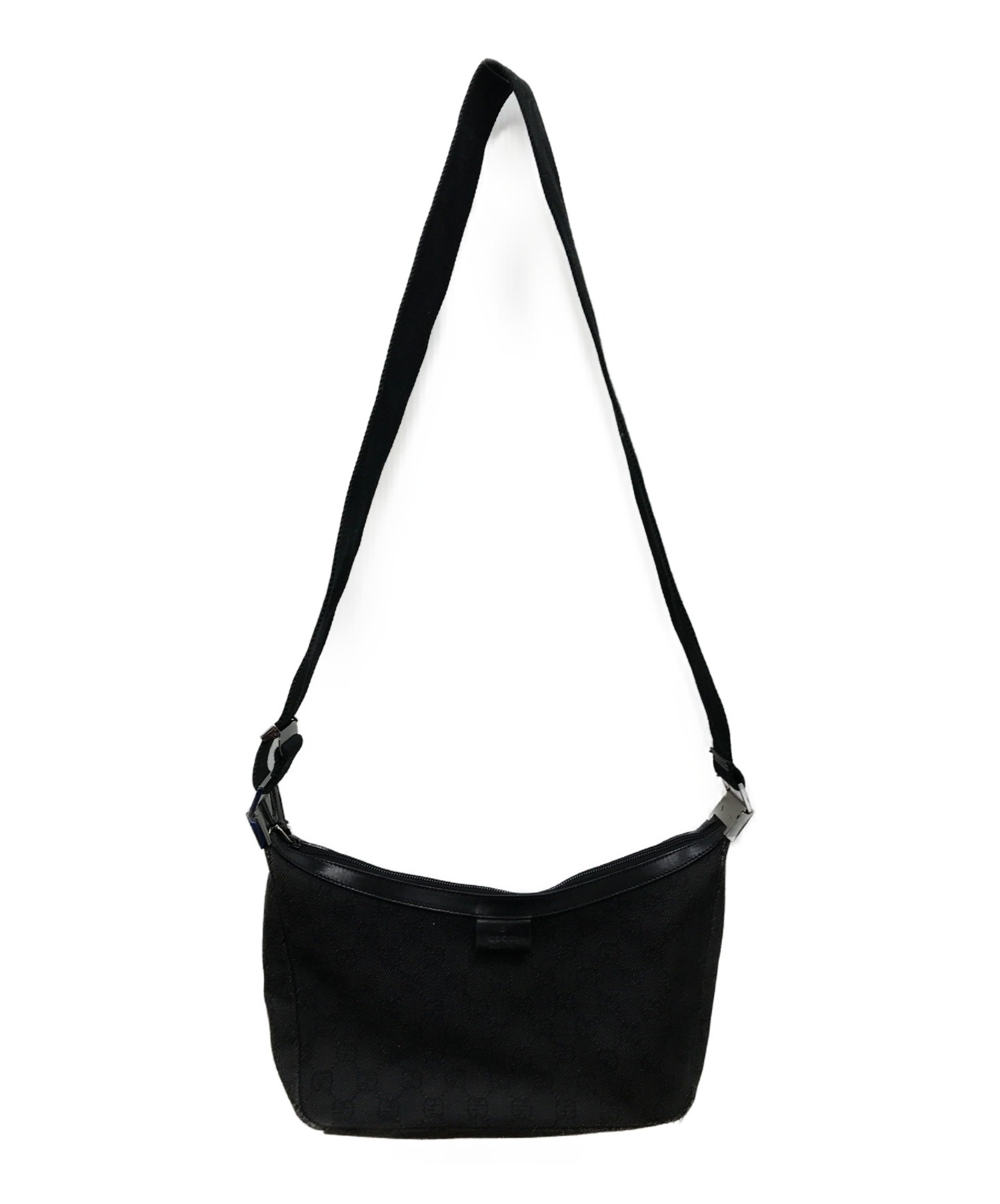 中古・古着通販】GUCCI (グッチ) ワンショルダーバッグ ブラック