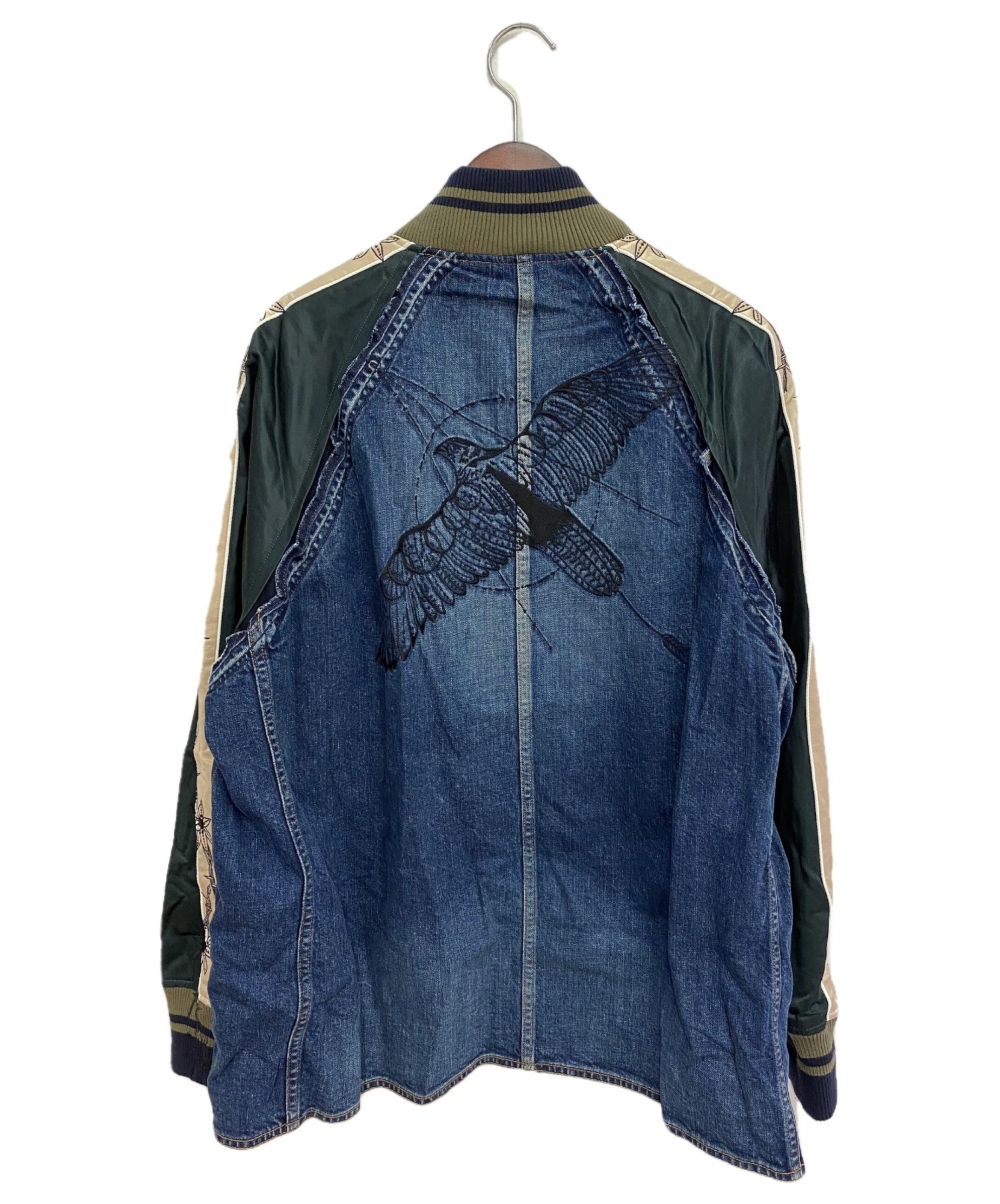 中古・古着通販】sacai (サカイ) ドッキングデニムジャケット