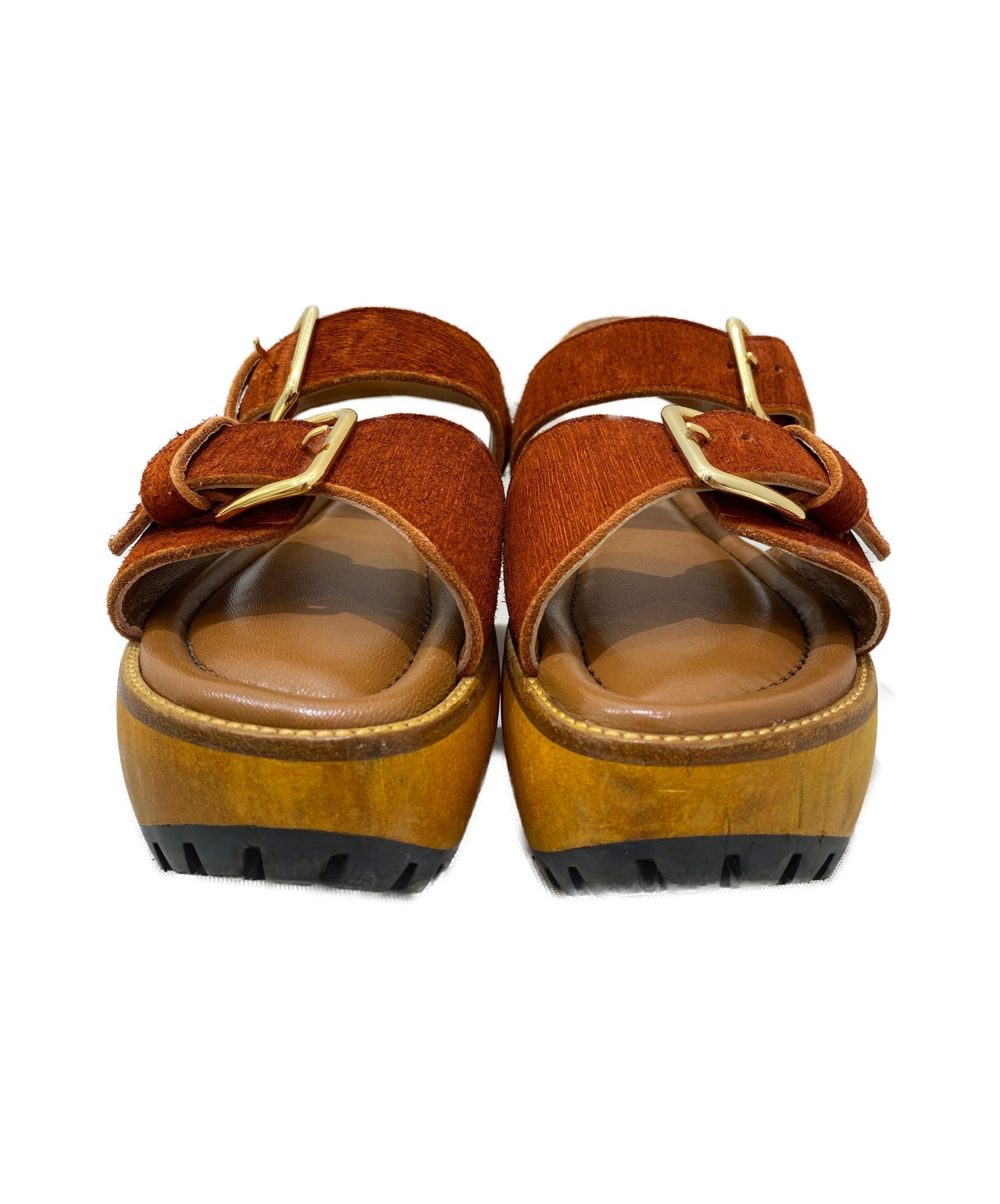 中古・古着通販】MARNI (マルニ) バックルフロントサンダル サイズ:37