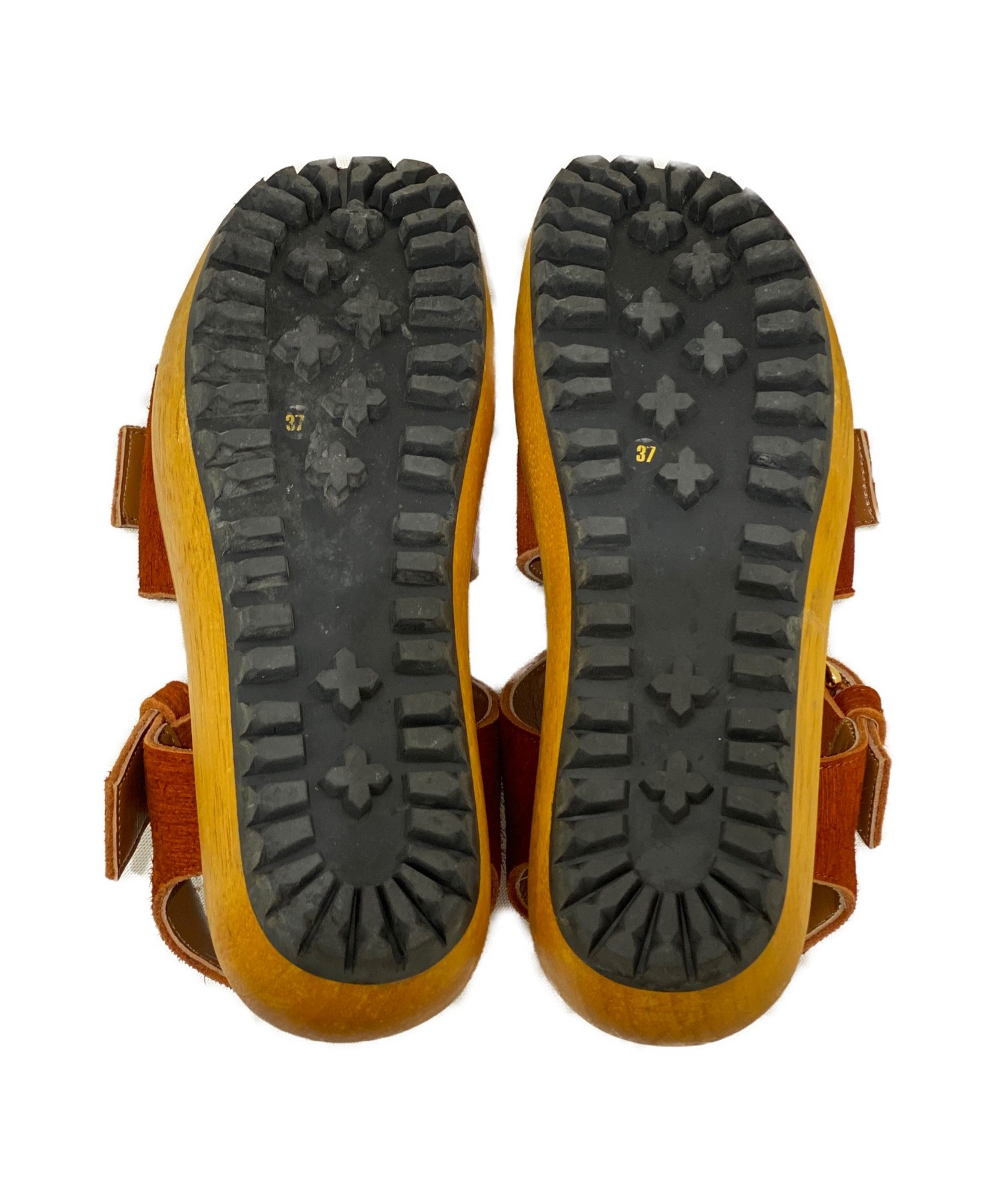 中古・古着通販】MARNI (マルニ) バックルフロントサンダル サイズ:37 
