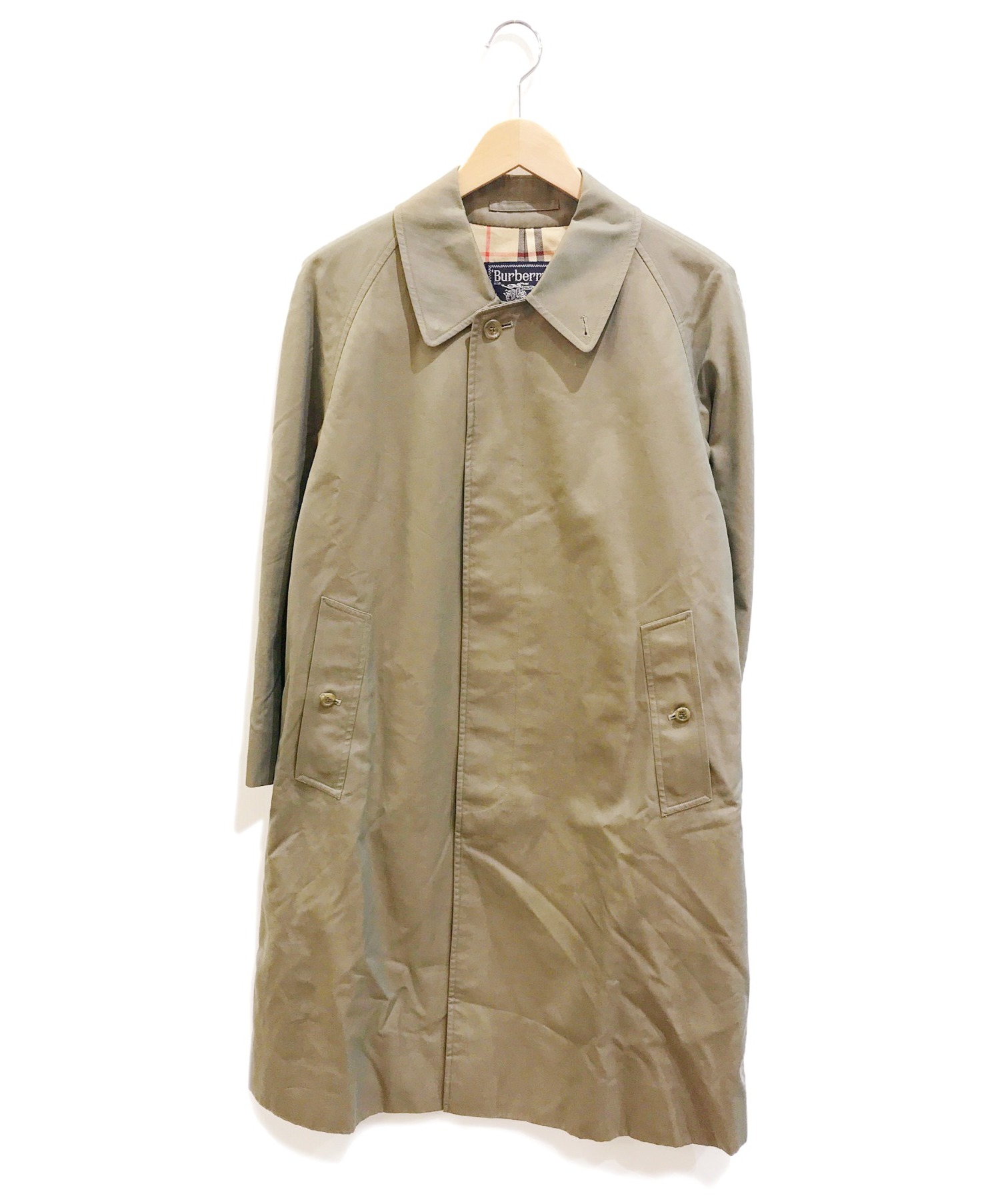 中古・古着通販】BURBERRY (バーバリー) [OLD]比翼ステンカラーコート