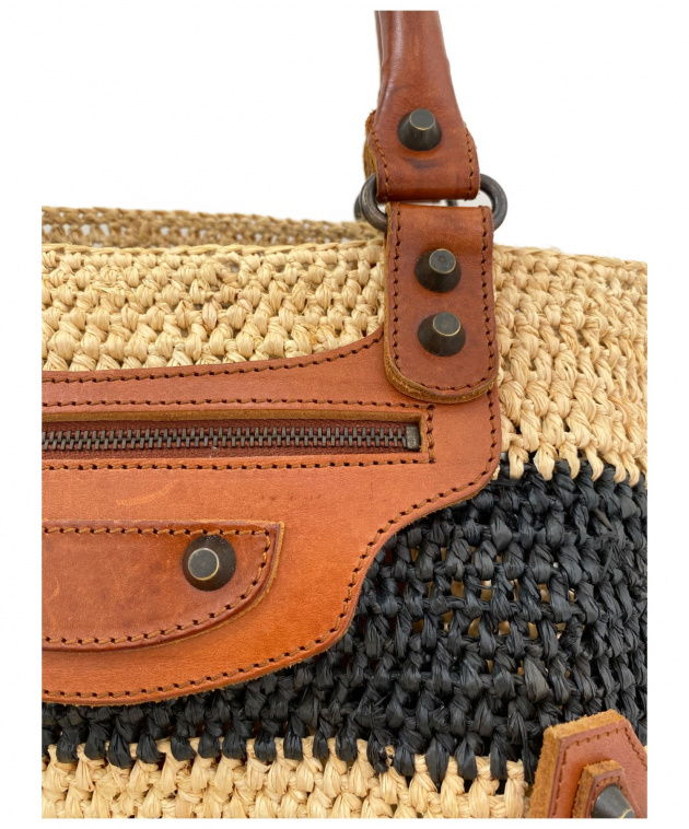 中古・古着通販】BALENCIAGA (バレンシアガ) ラフィア ストローバッグ