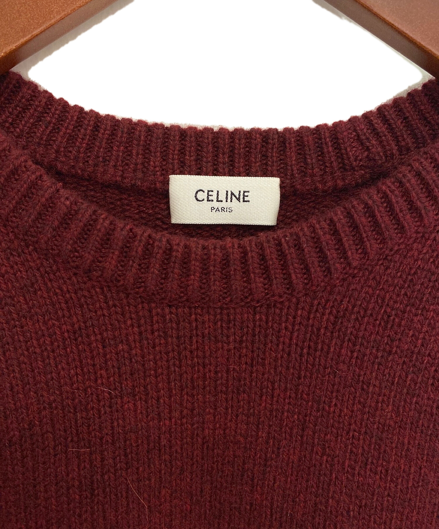 中古・古着通販】CELINE (セリーヌ) クルーネックセーター 中古・古着通販】CELINE (セリーヌ) クルーネックセーター