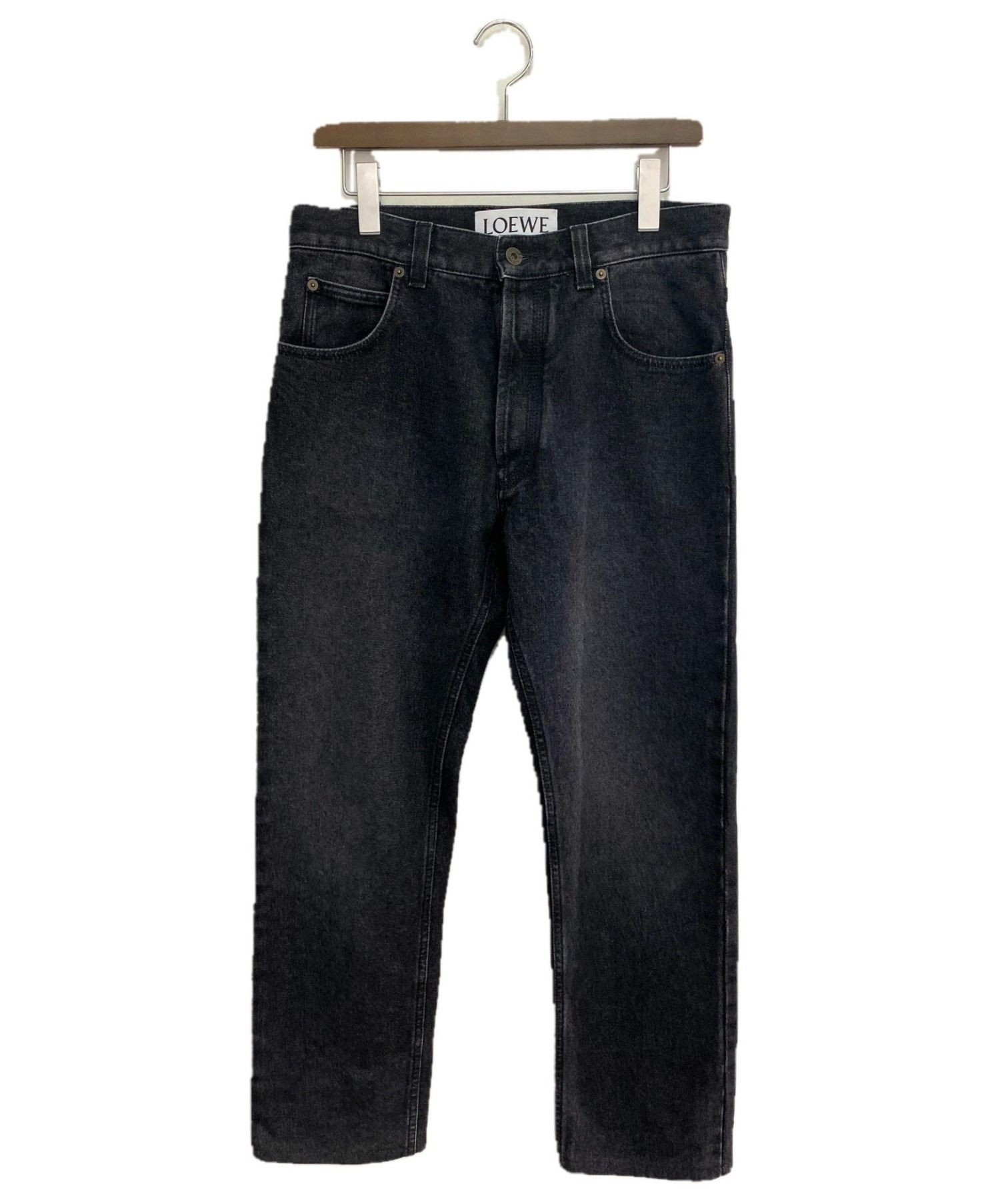 中古・古着通販】LOEWE (ロエベ) アナグラムテーパードデニムパンツ
