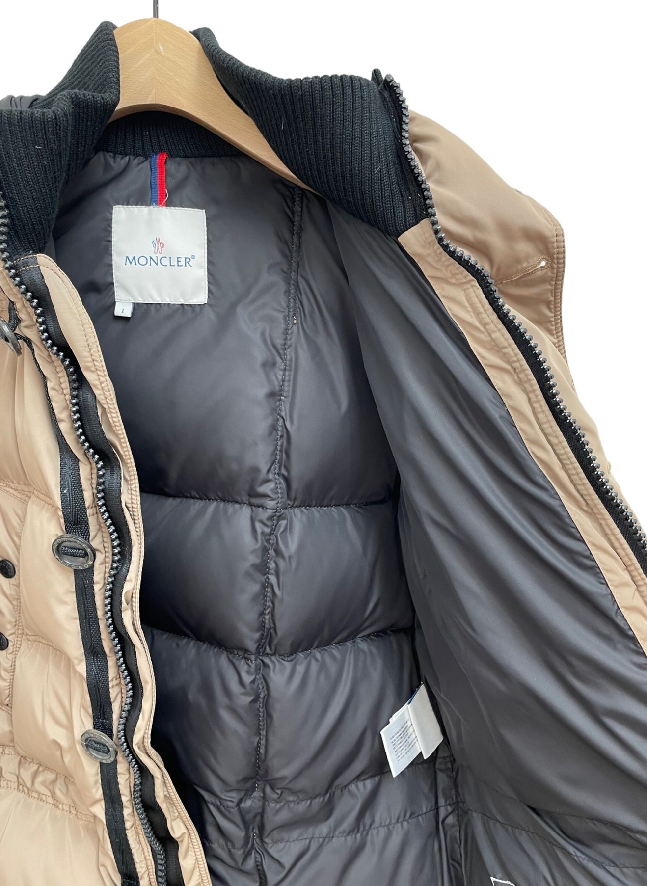 中古・古着通販】MONCLER (モンクレール) BARNABE ベージュ サイズ:1  