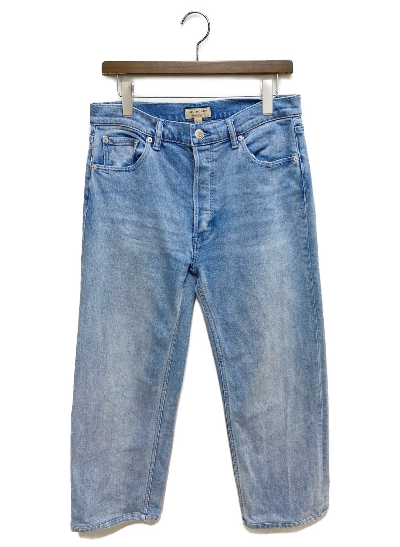 バーバリー　デニム　160cm 中古・古着通販】BURBERRY (バーバリー) Straight Fit Stonewashed