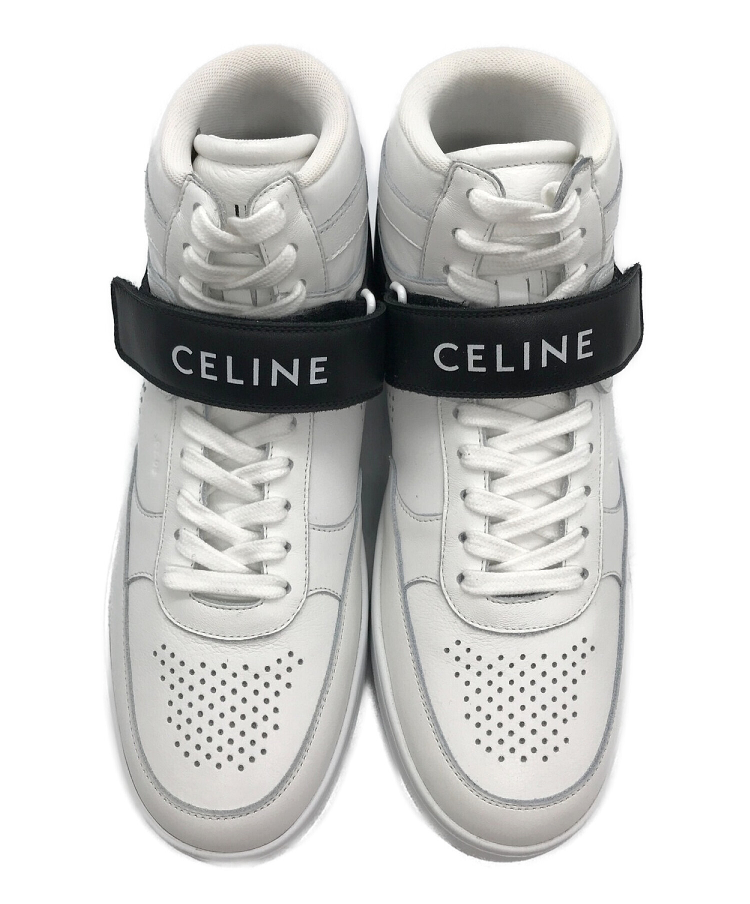 中古・古着通販】CELINE (セリーヌ) ベルクロハイカットスニーカー