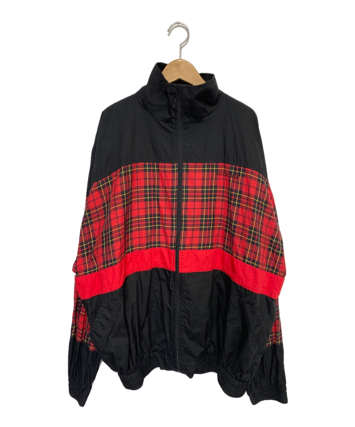 BALENCIAGA BALENCIAGA バレンシアガ 18AW Poplin Check Retro Panel 