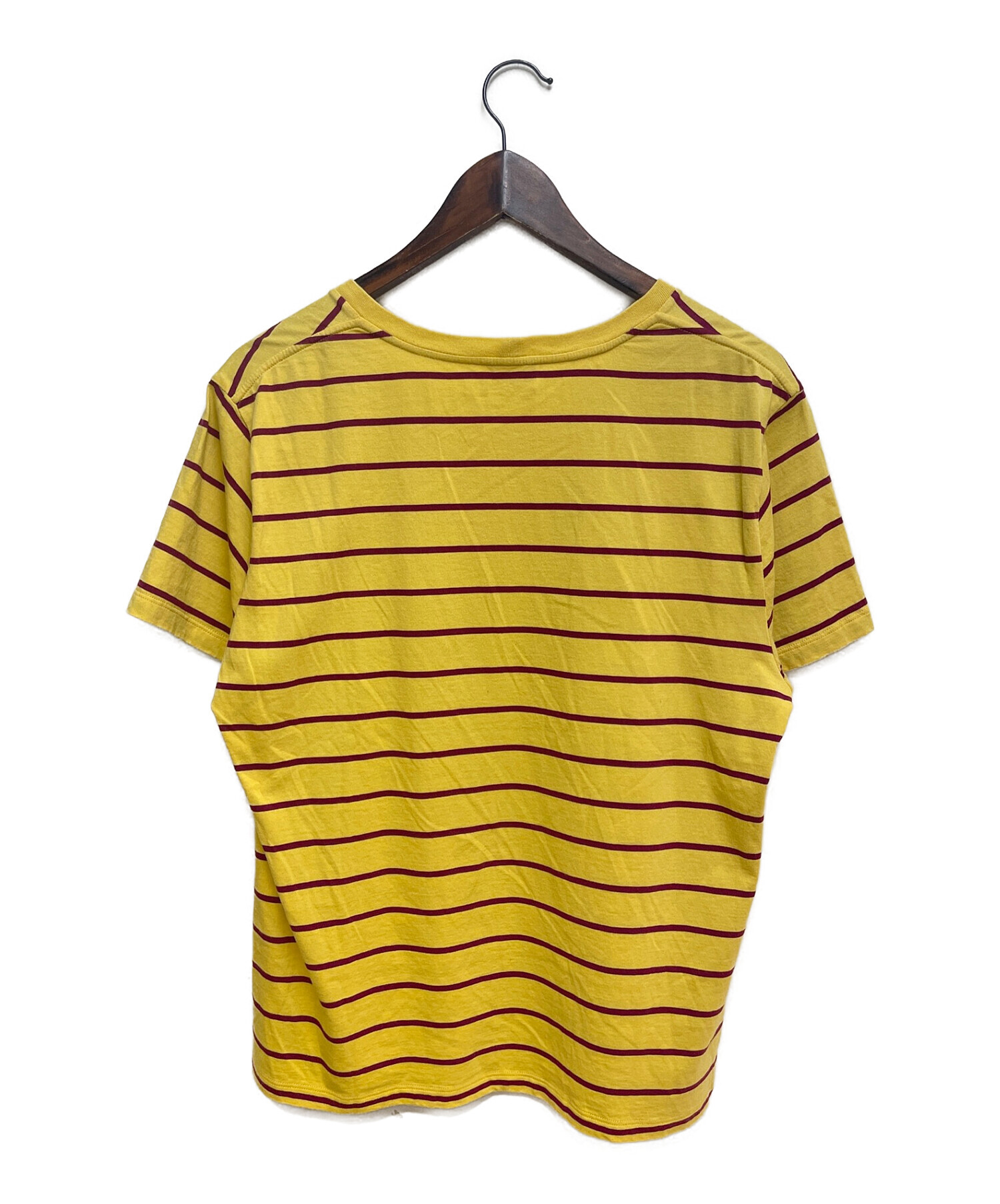 中古・古着通販】CELINE (セリーヌ) 20SS Striped Flocke Logo Tee