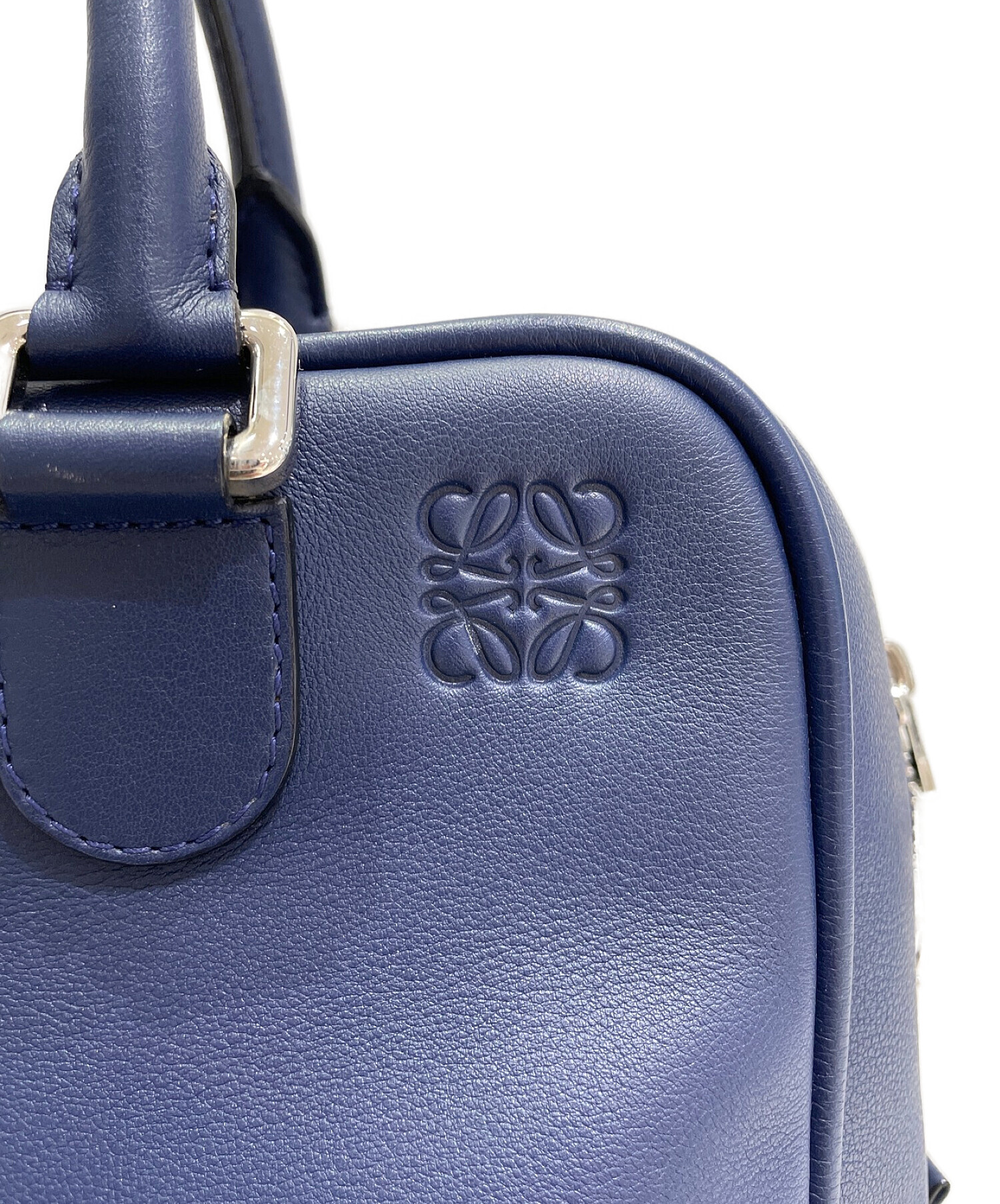 中古・古着通販】LOEWE (ロエベ) アマソナ75ラージ ネイビー サイズ:75