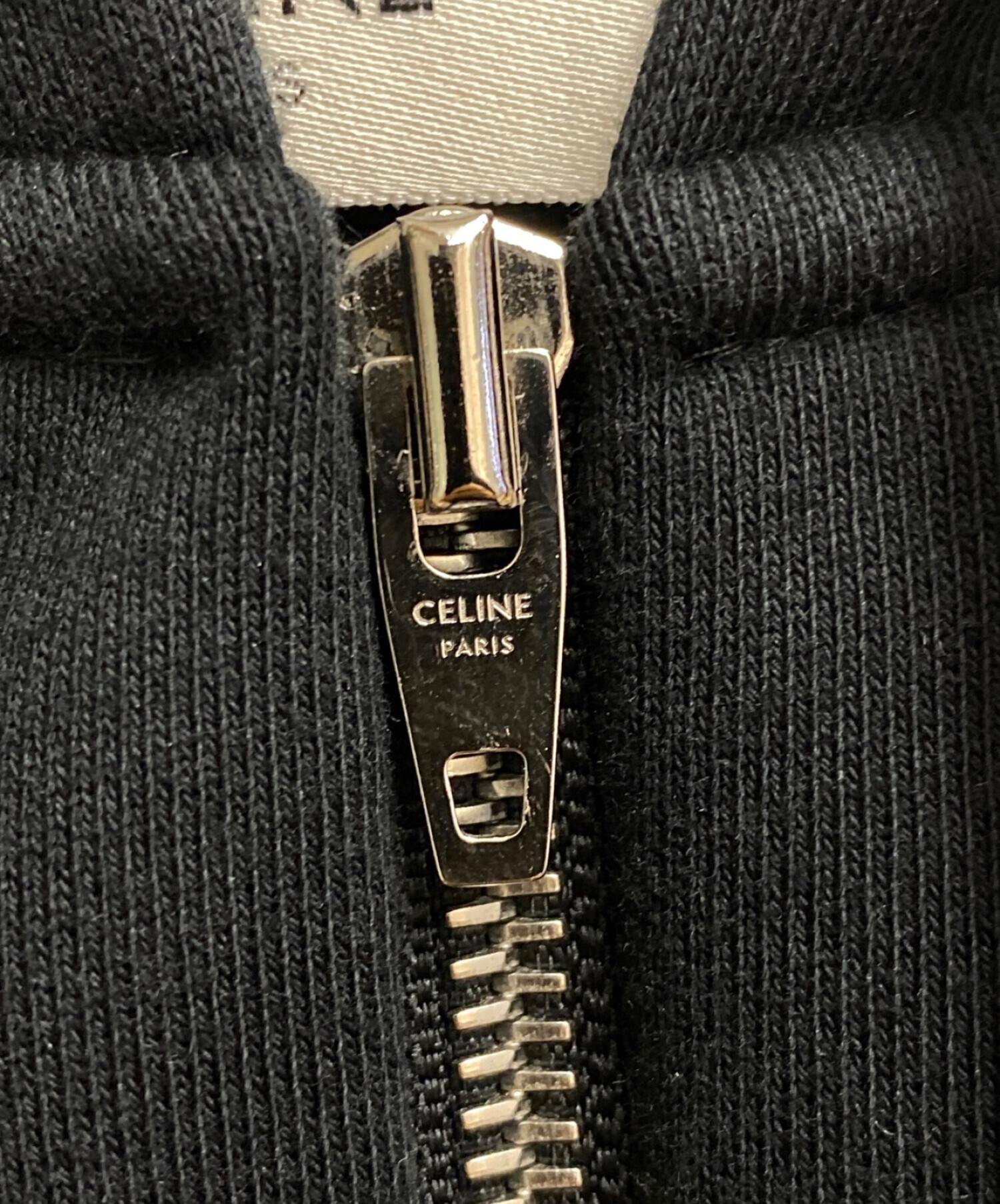 中古・古着通販】CELINE (セリーヌ) STRANGEジップアップパーカー 
