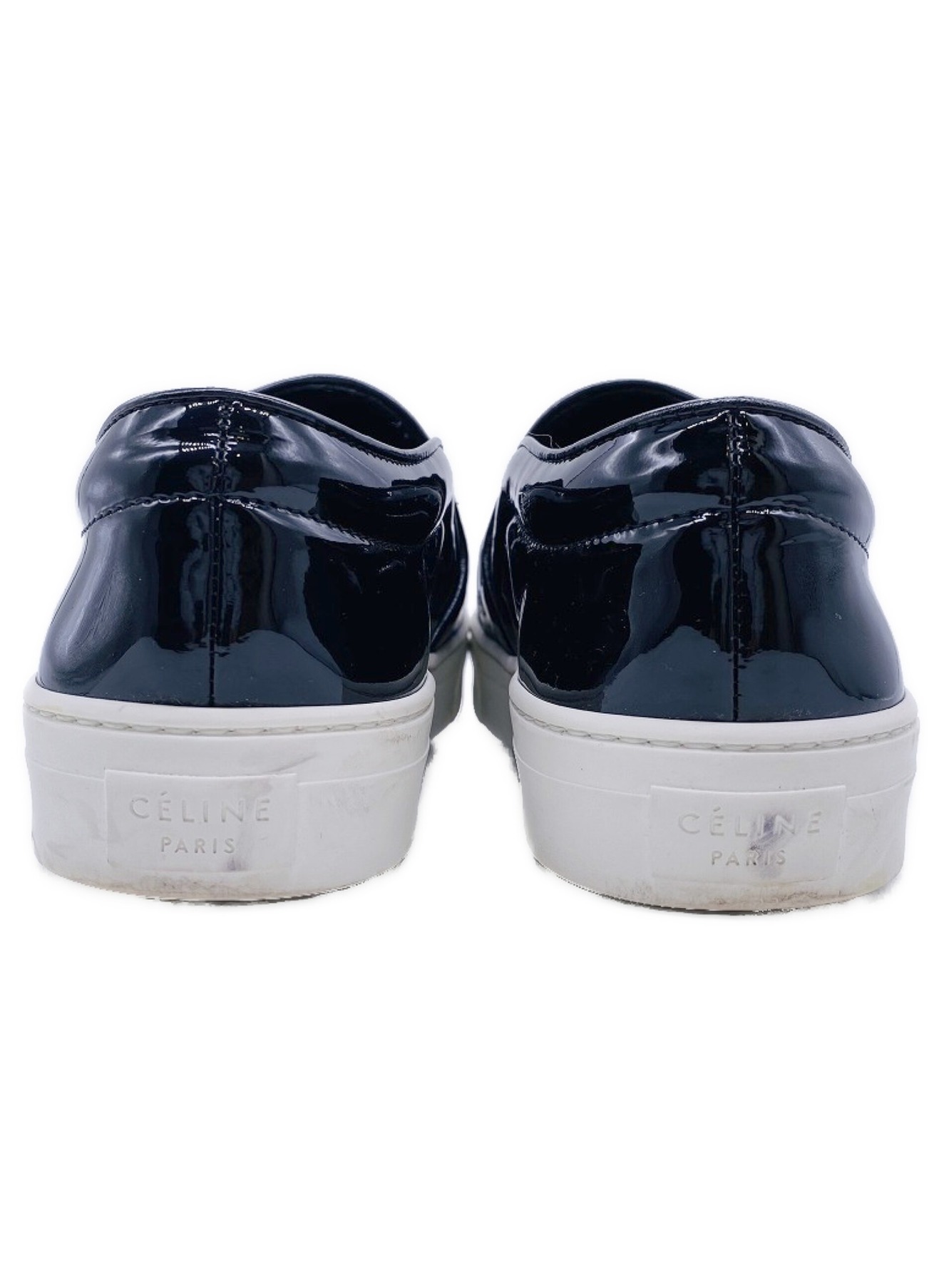 中古・古着通販】CELINE (セリーヌ) スリッポン ブラック サイズ:39