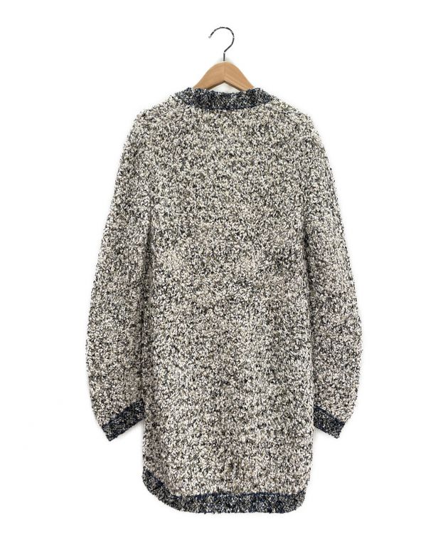 中古・古着通販】CHANEL (シャネル) ツイードニットカーディガン 中古・古着通販】CHANEL (シャネル) ツイードニットカーディガン
