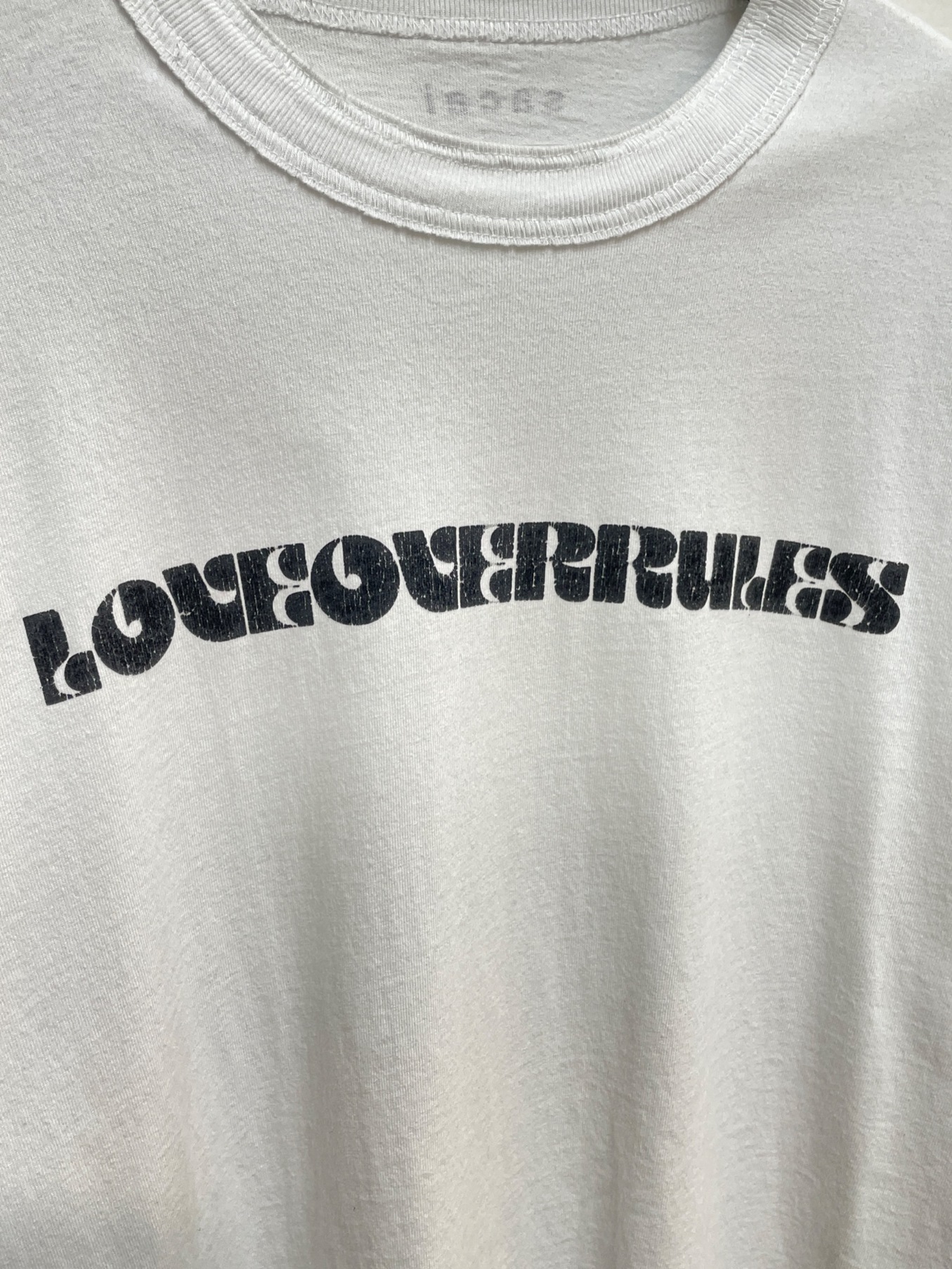 中古・古着通販】sacai (サカイ) Love Over Rules TEE ホワイト サイズ