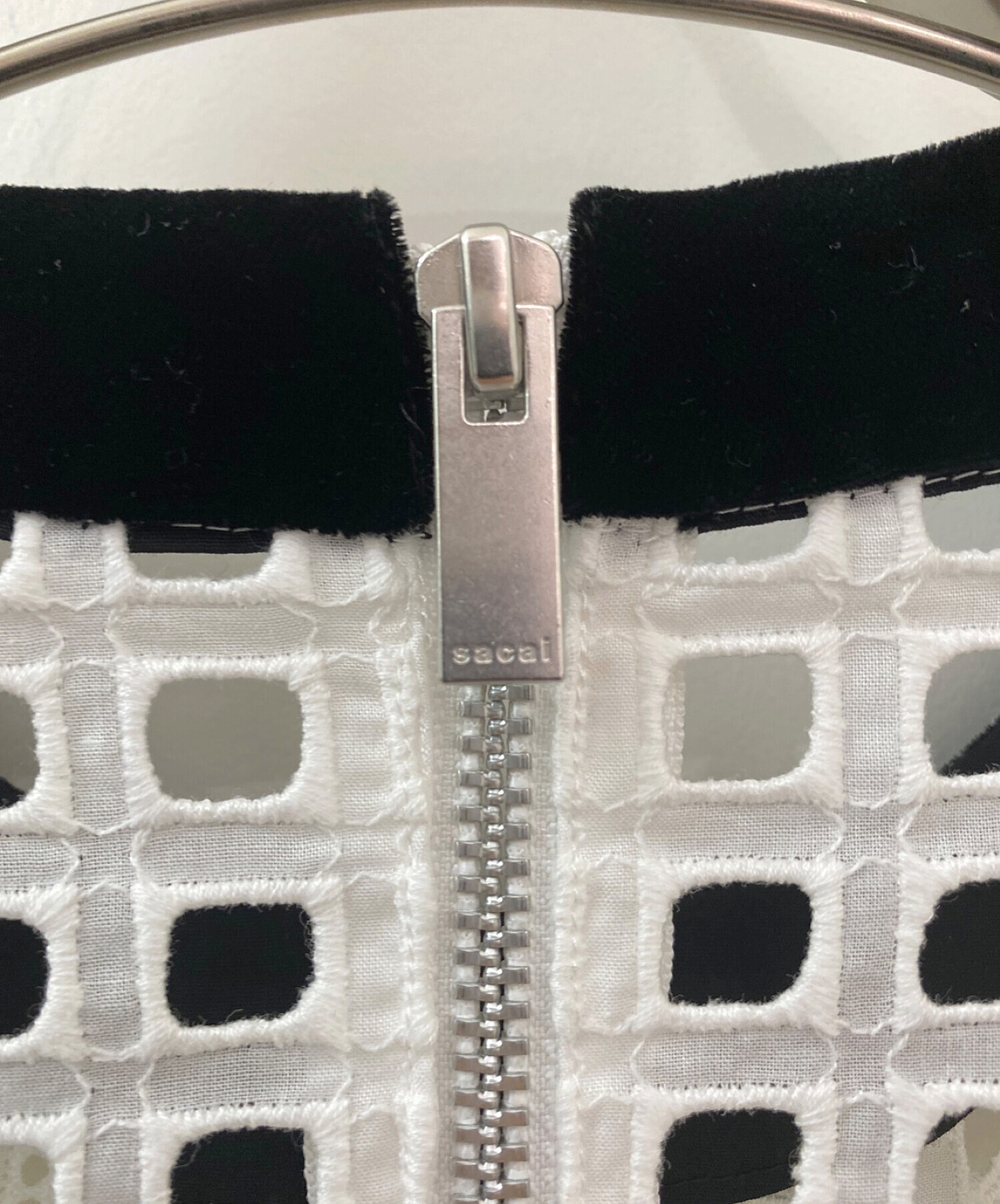中古・古着通販】sacai (サカイ) エンブロイダリーレースブラウス