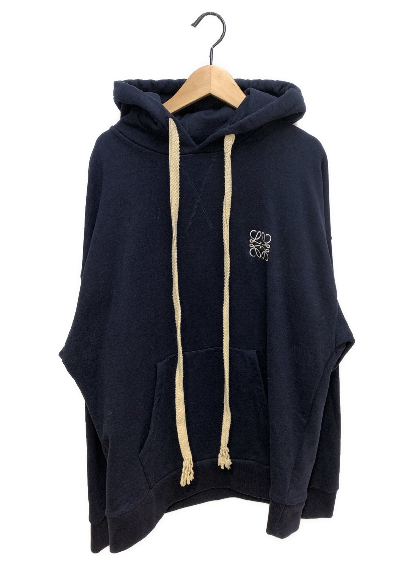 中古・古着通販】LOEWE (ロエベ) アナグラム刺繍プルオーバーパーカー