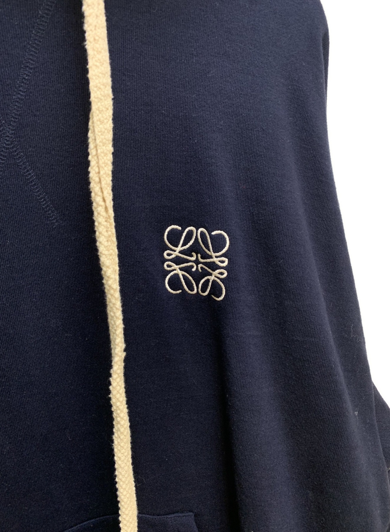 中古・古着通販】LOEWE (ロエベ) アナグラム刺繍プルオーバーパーカー