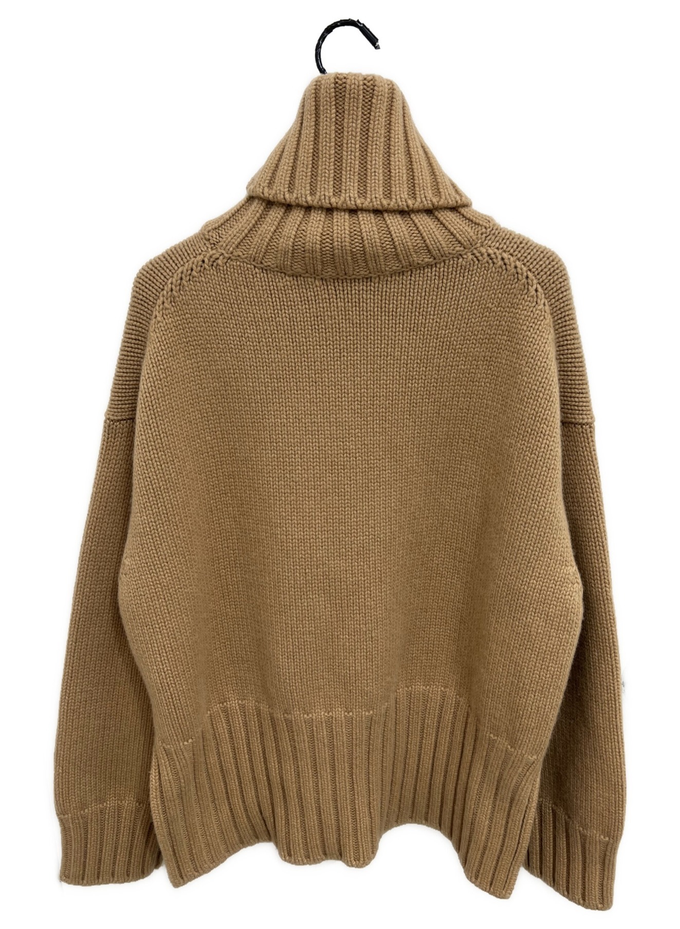 【新品タグ付き】 PRADA プラダ タートルネック セーター リブ ニット L 中古・古着通販】PRADA (プラダ) カシミヤタートルネックワイドニット