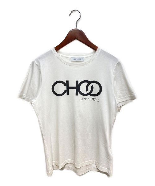 JIMMY CHOO ホワイト トレーナー 中古・古着通販】JIMMY CHOO (ジミーチュウ) ロゴTシャツ ホワイト