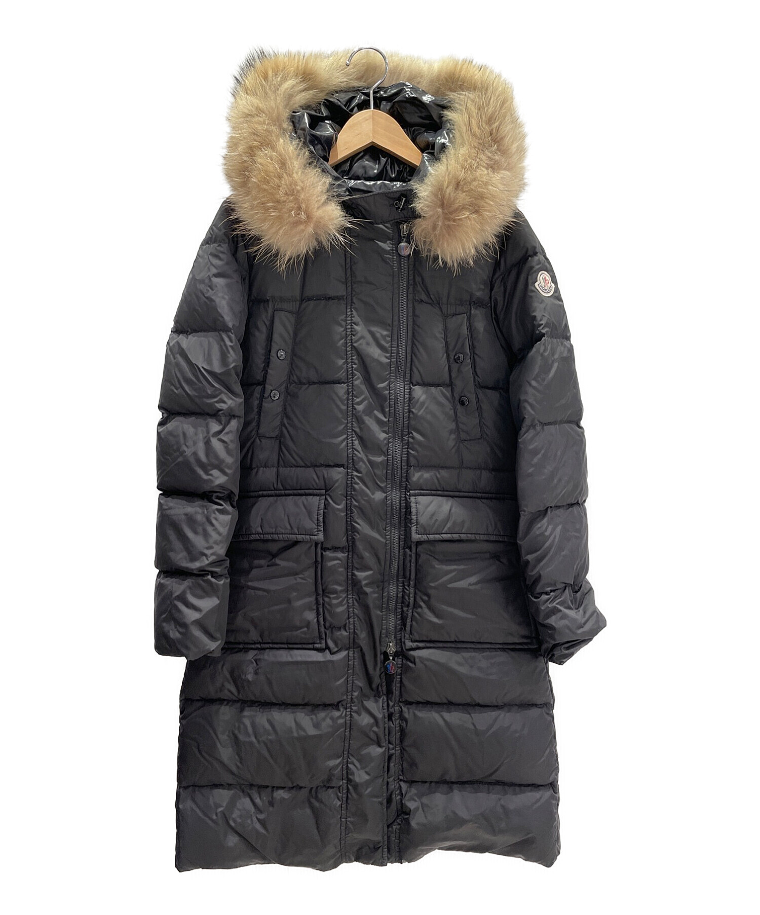 中古・古着通販】MONCLER (モンクレール) MELINA ファー付ダウンコート