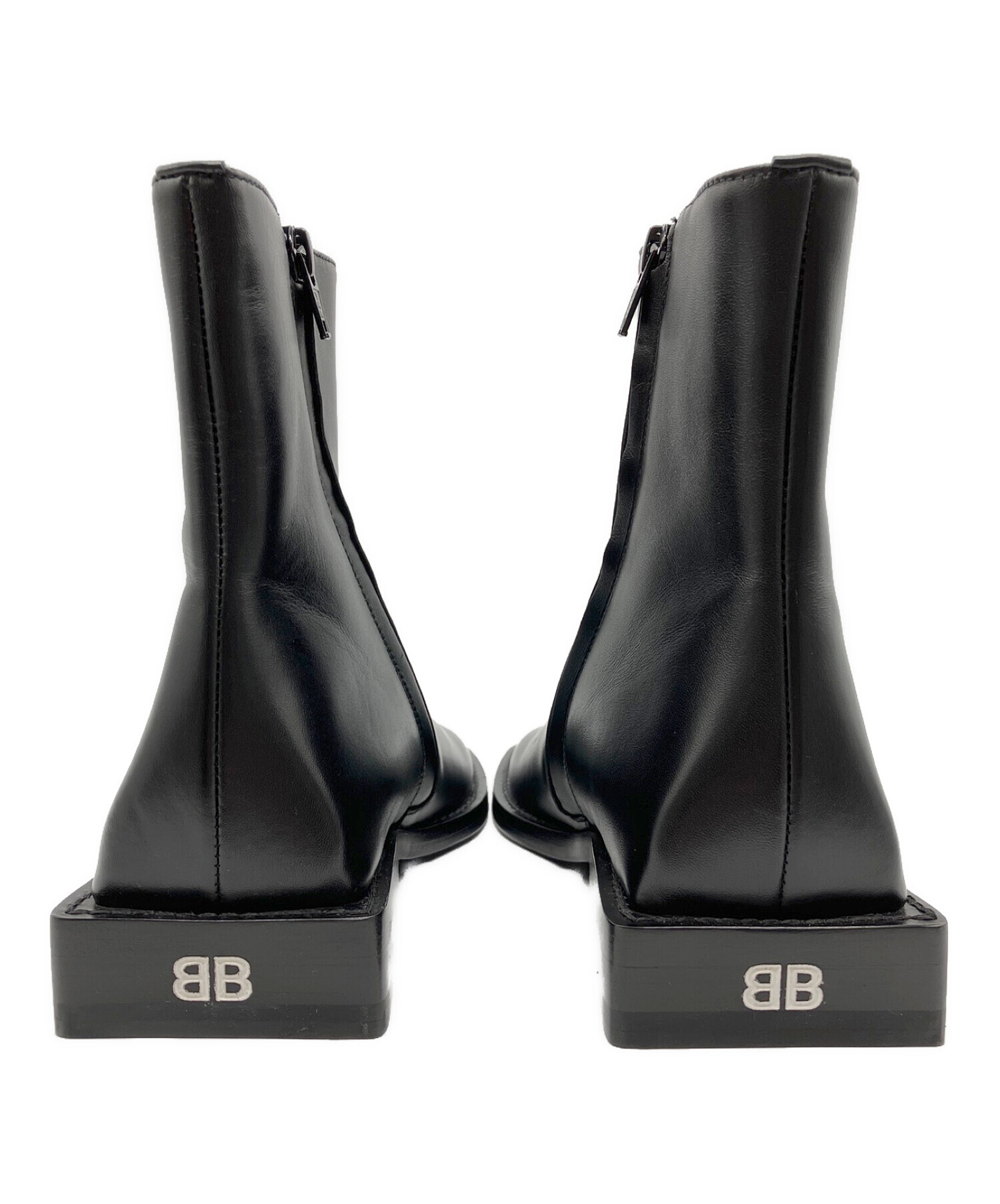 中古・古着通販】BALENCIAGA (バレンシアガ) BBロゴスクアエアヒール 