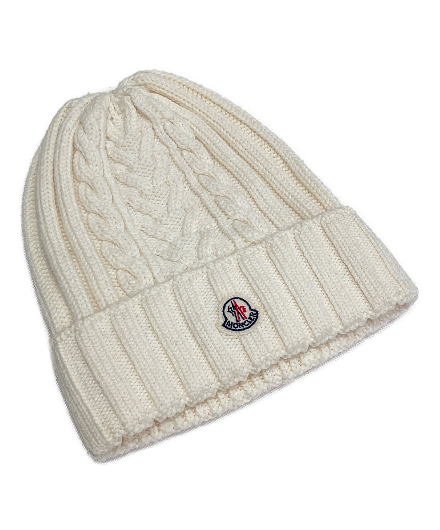 中古・古着通販】MONCLER (モンクレール) BERRETTO TRICOT ホワイト