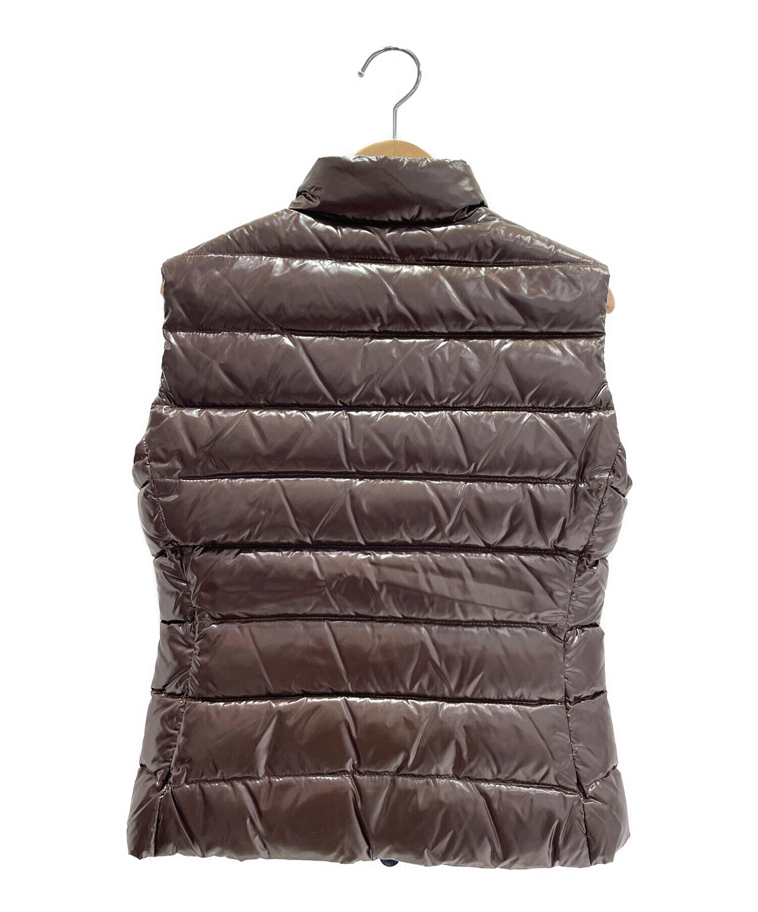中古・古着通販】MONCLER (モンクレール) GHANYダウンベスト ブラウン