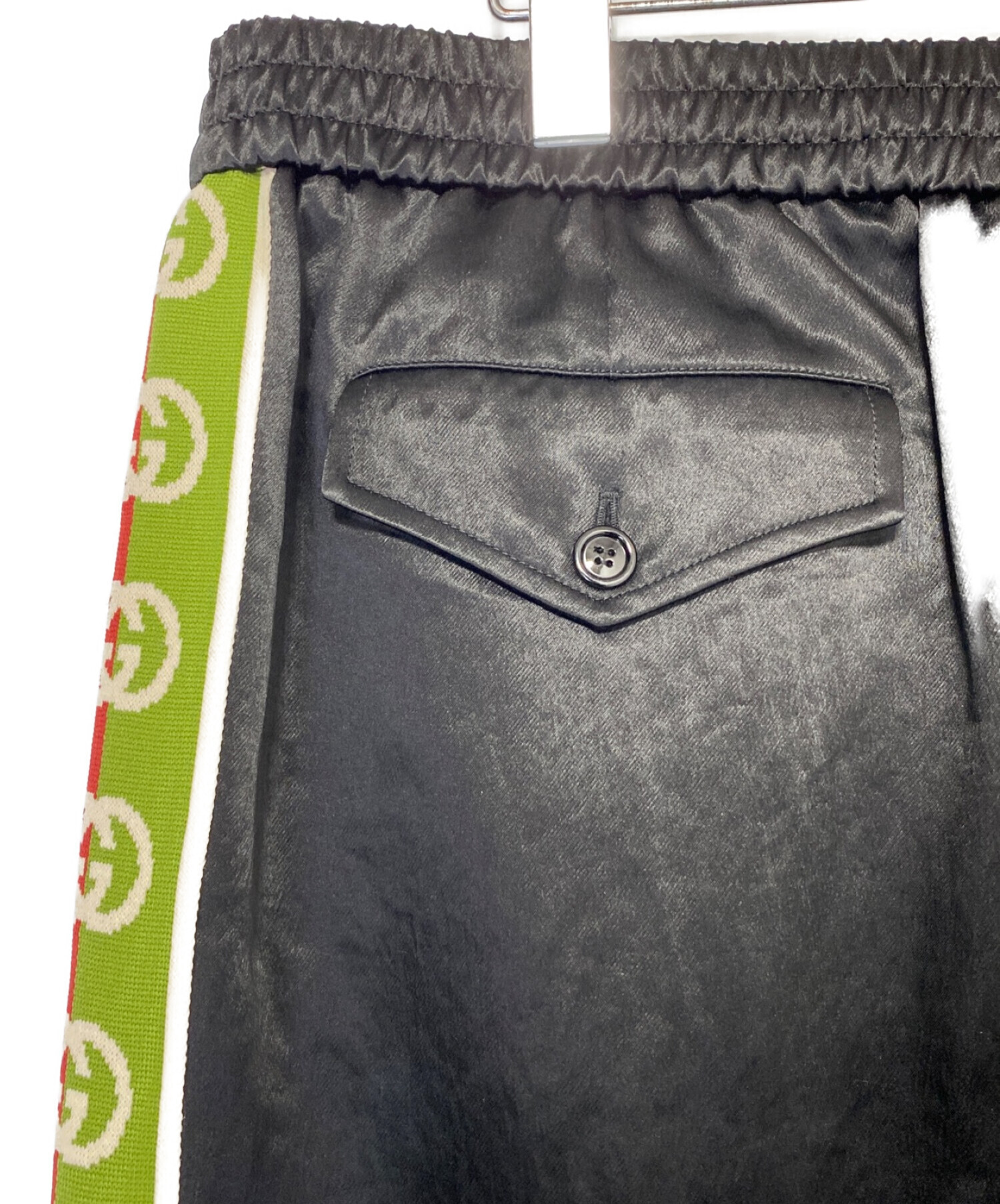 中古・古着通販】GUCCI (グッチ) シェリーラインジャージーパンツ 中古・古着通販】GUCCI (グッチ) シェリーラインジャージーパンツ