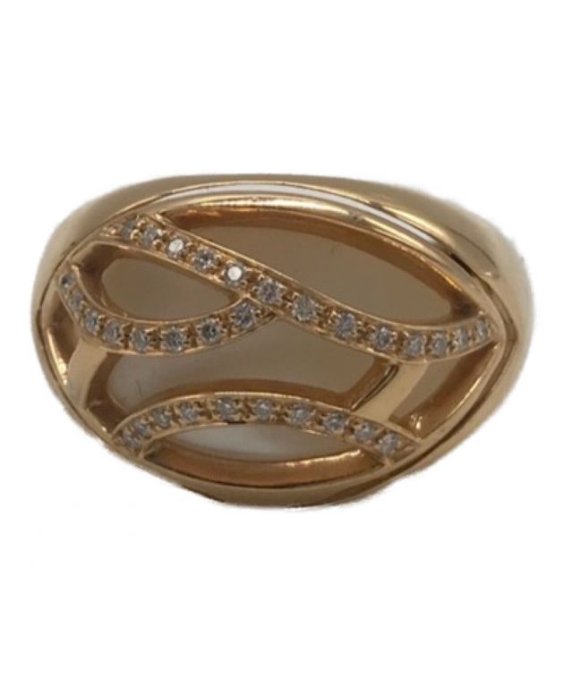Queen ダイヤモンド リング K18#13 01-62899b Queen（DAMIANI） Queen