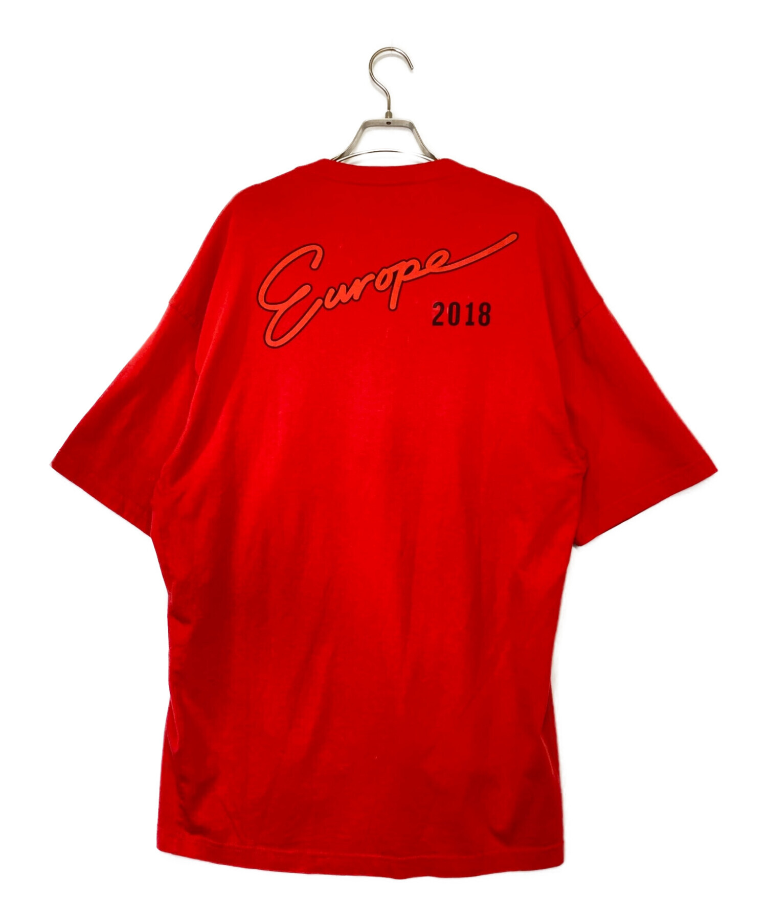 中古・古着通販】BALENCIAGA (バレンシアガ) ポケットTシャツ レッド 
