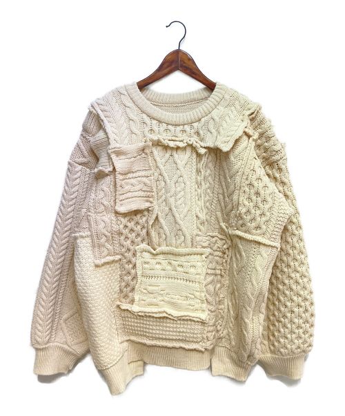 中古・古着通販】stein (シュタイン) OVERSIZED INTERLACED CABLE KNIT