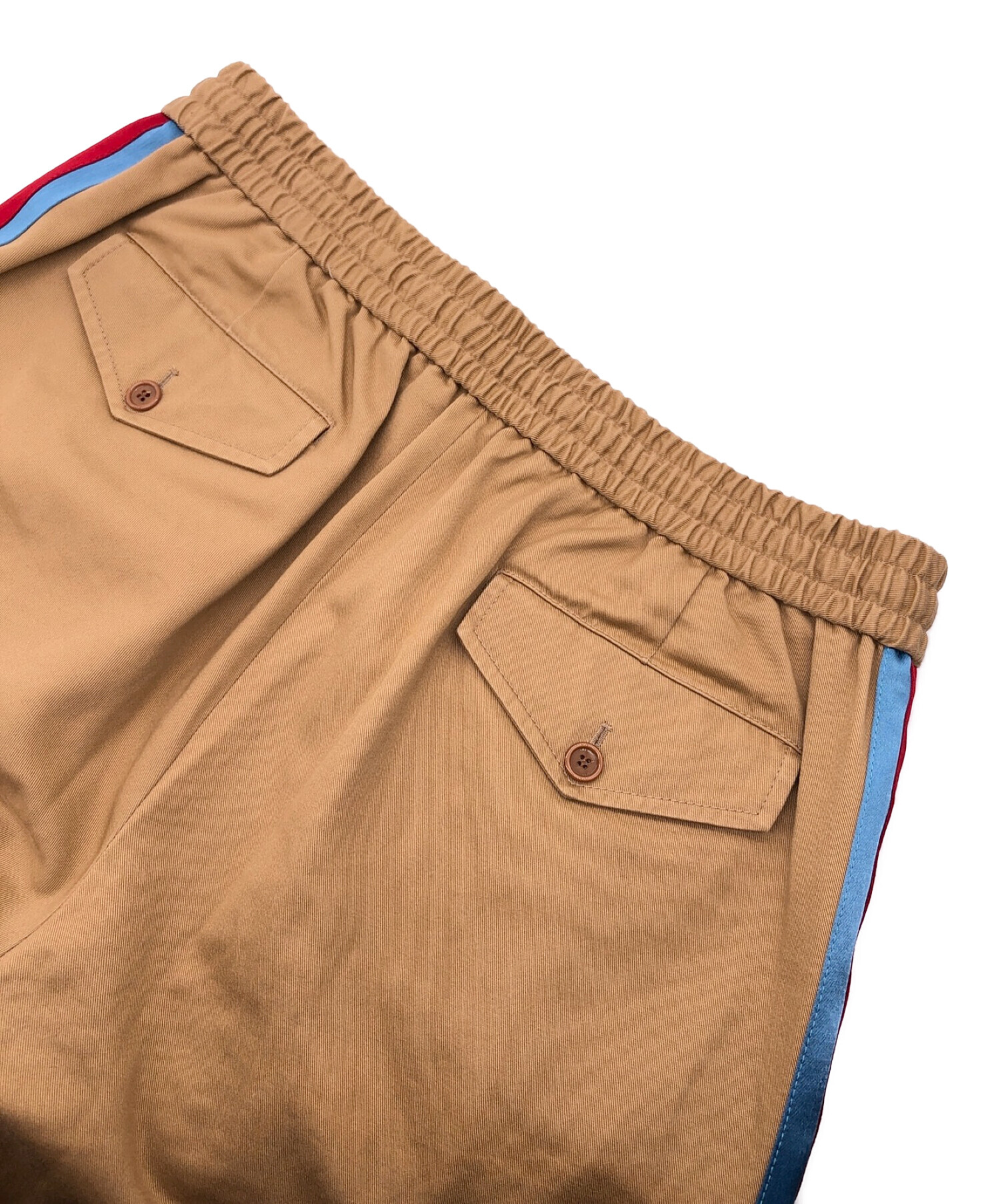 中古・古着通販】GUCCI (グッチ) サイドラインコットンドリルロング